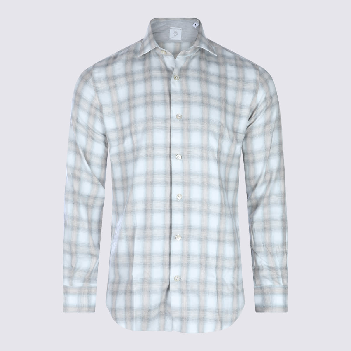 Eleventy Relaxed Plaid Long Sleeve Button-down Shirt In Multi