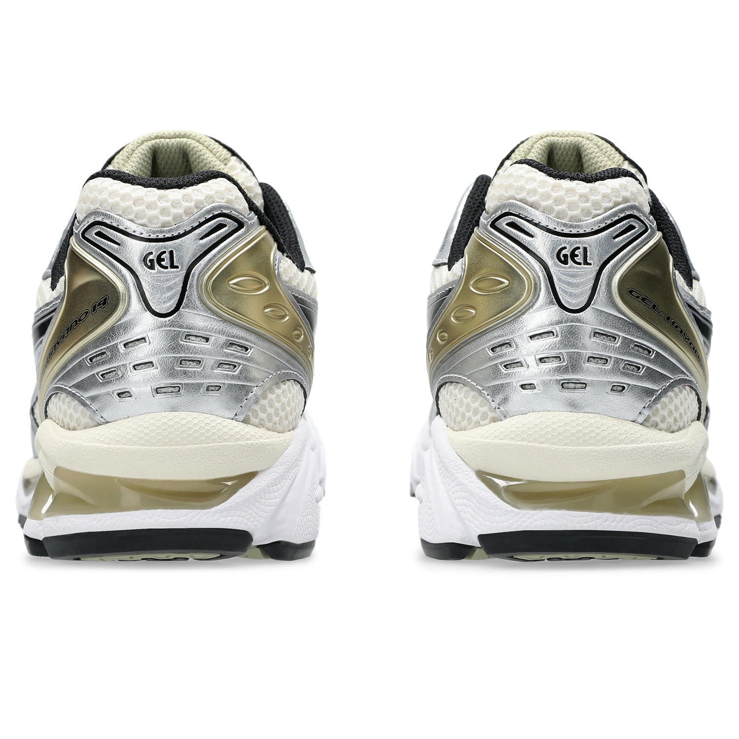 Asics Gel Kayano 14 Sneakers With Shiny Silver Accents In Multi