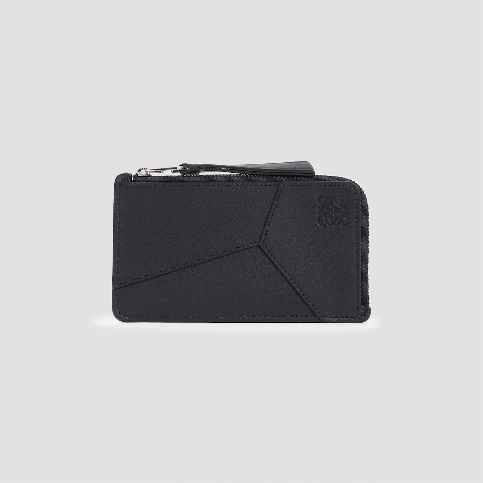 Loewe Puzzle Edge Coin Card Holder In Blue