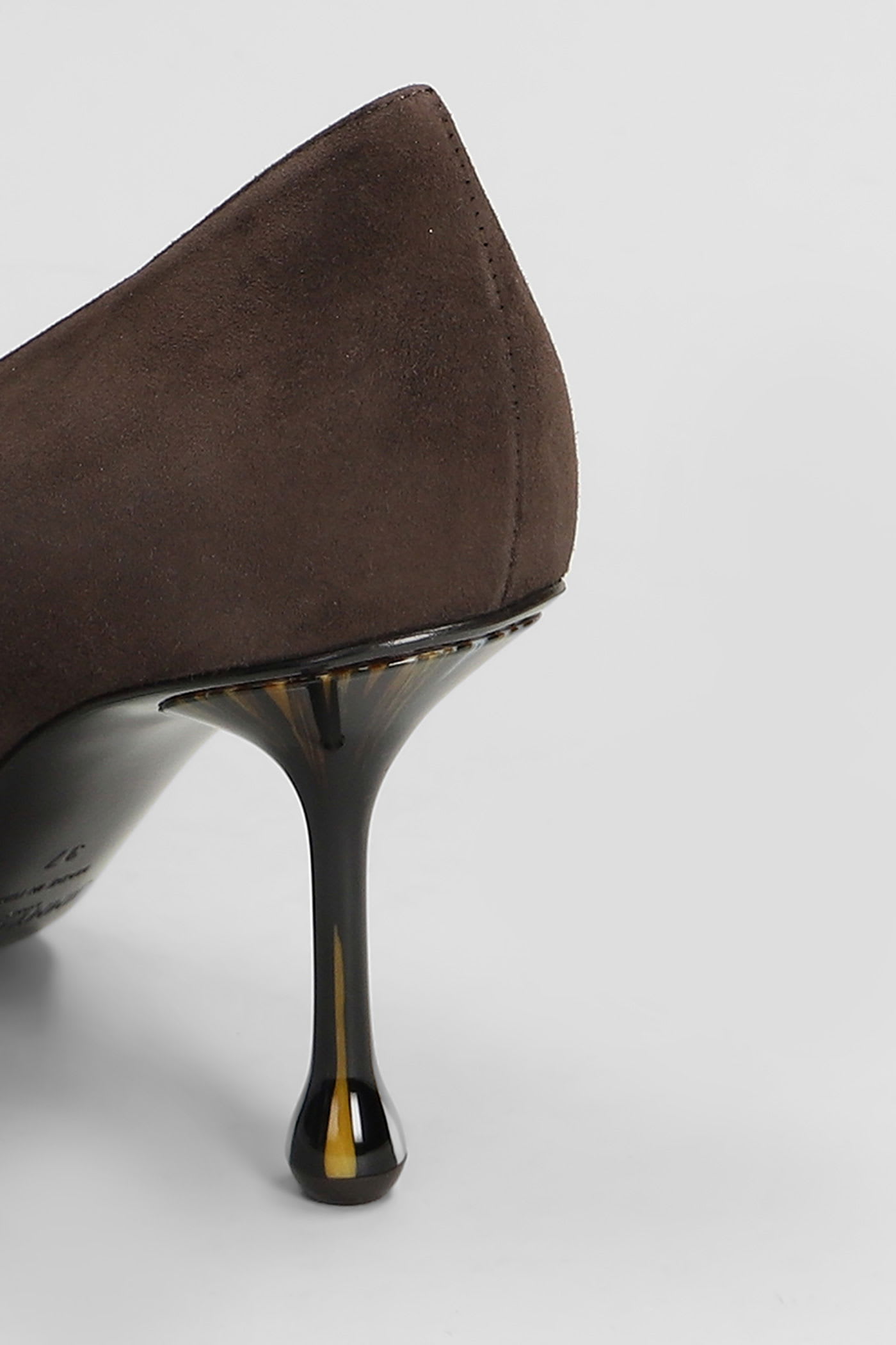 Jimmy Choo Ixia 80 Pumps In Brown Suede In Brown