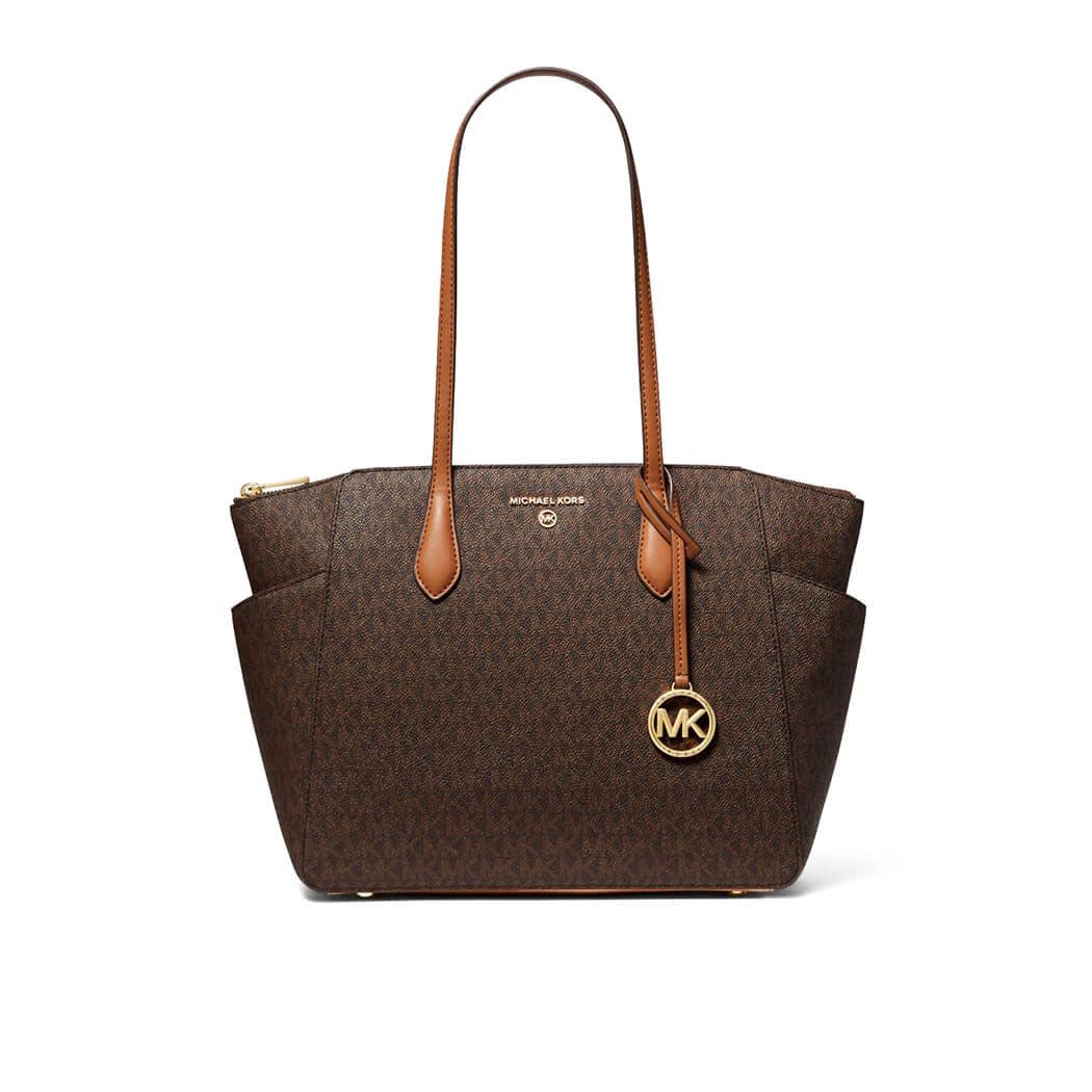 Michael Kors Marilyn Monogram Brown Shopping Bag