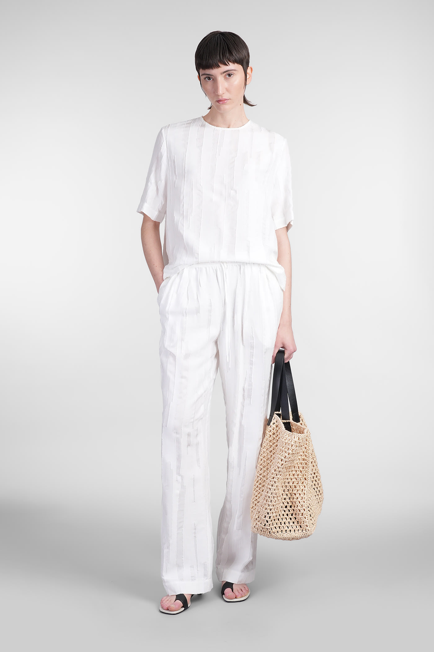 Loulou Studio Round Neck Blouse