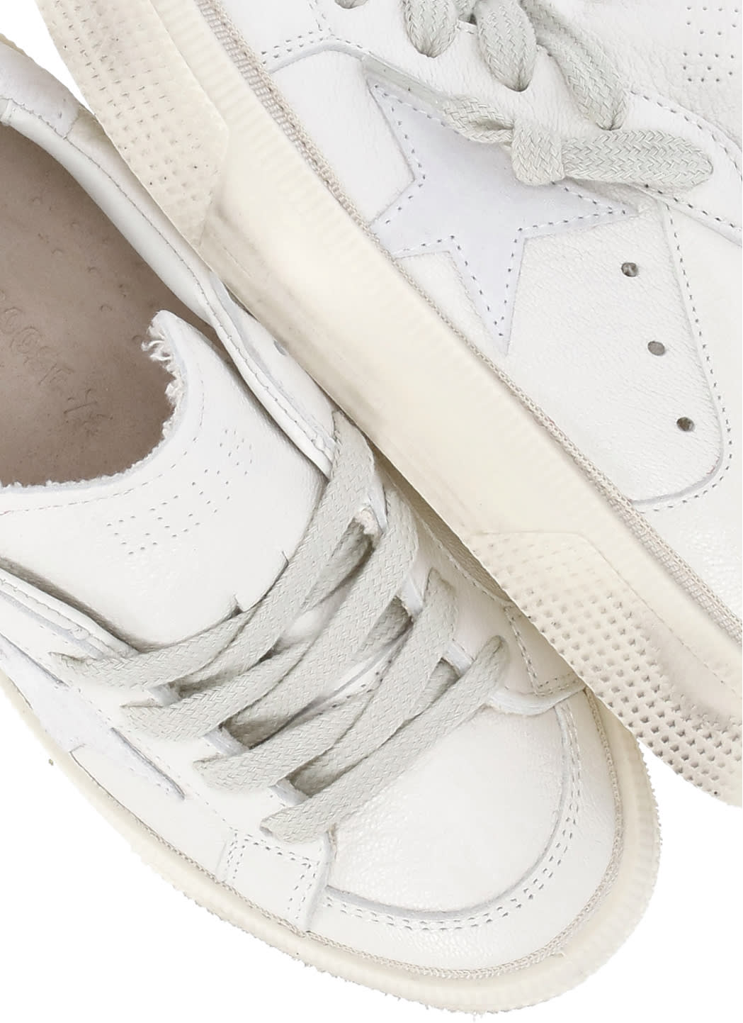 Shop Golden Goose May Sneakers In White