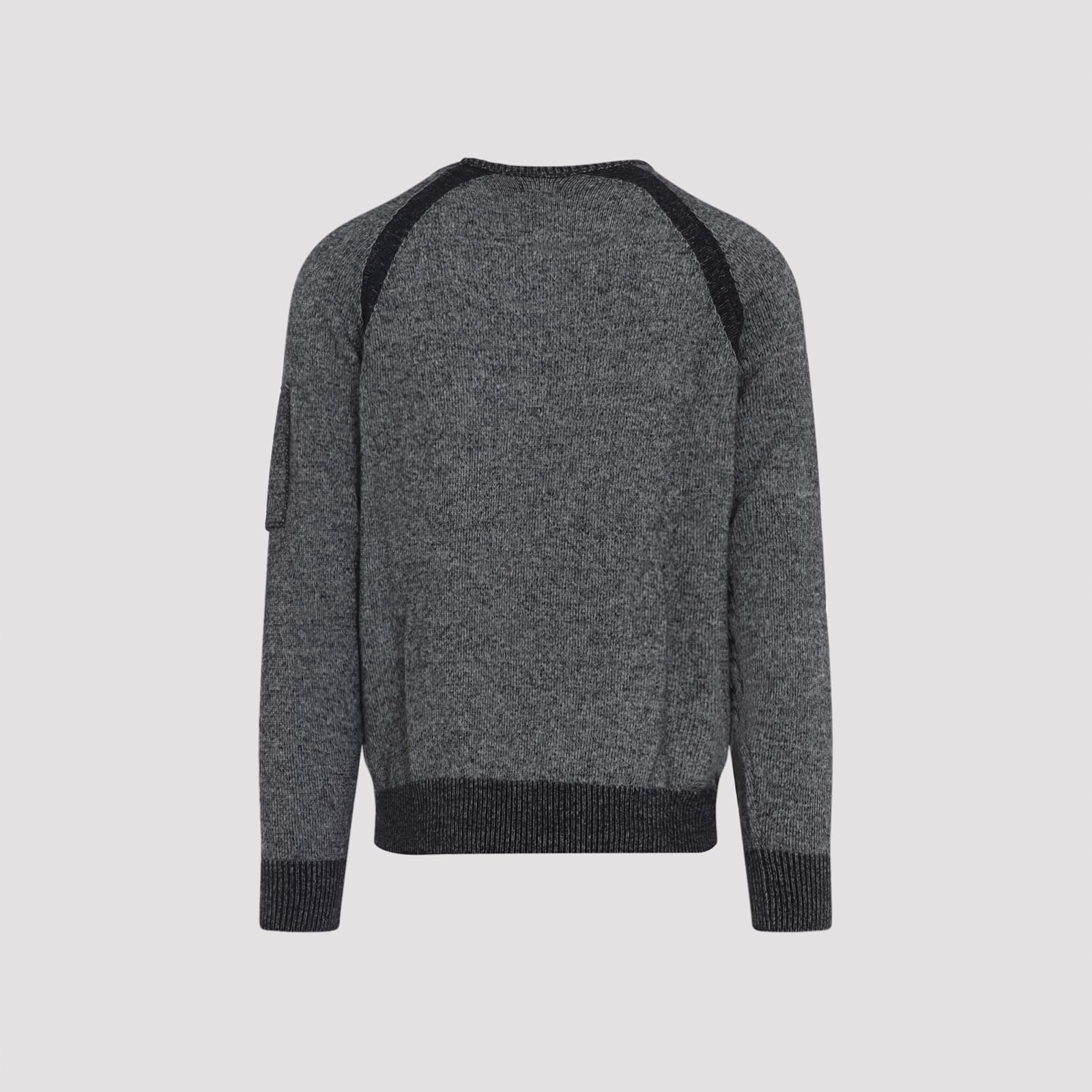 C.p. Company C.p.company Anthracite Melange Grey Pullover In Gray