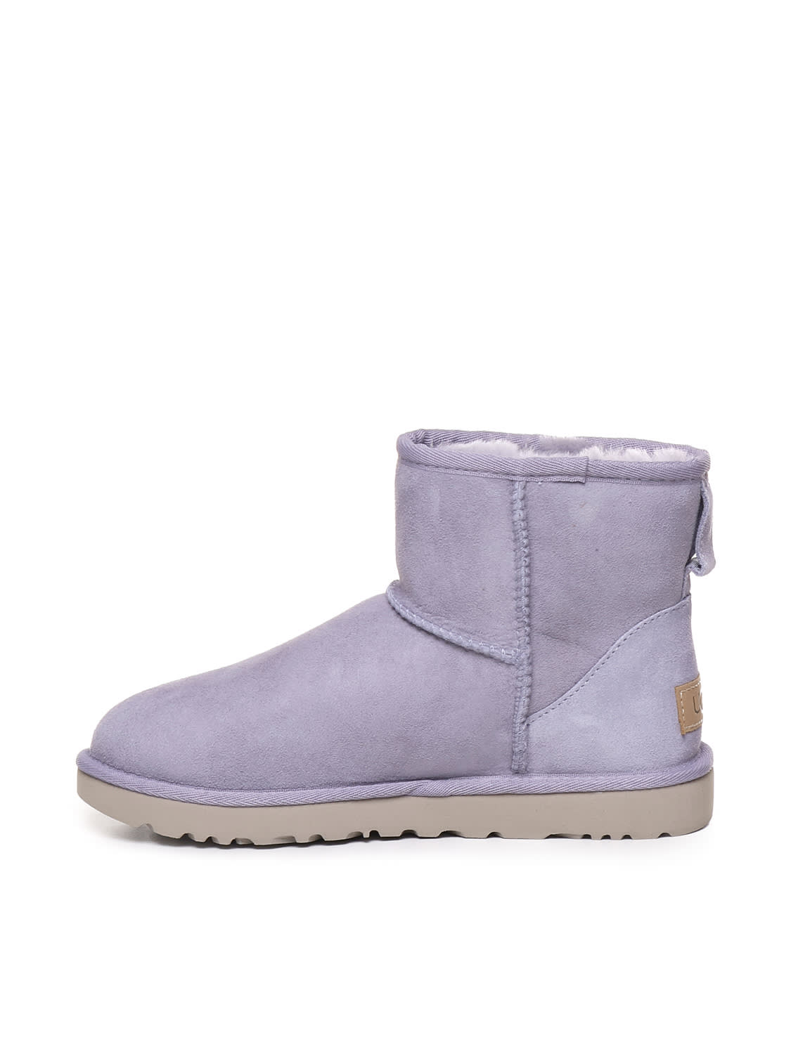 Shop Ugg Classic Mini Boots In Grey