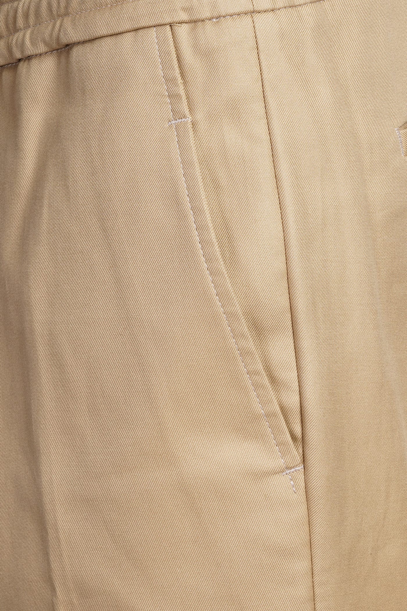 Shop Costumein Sol Pants In Beige Cotton