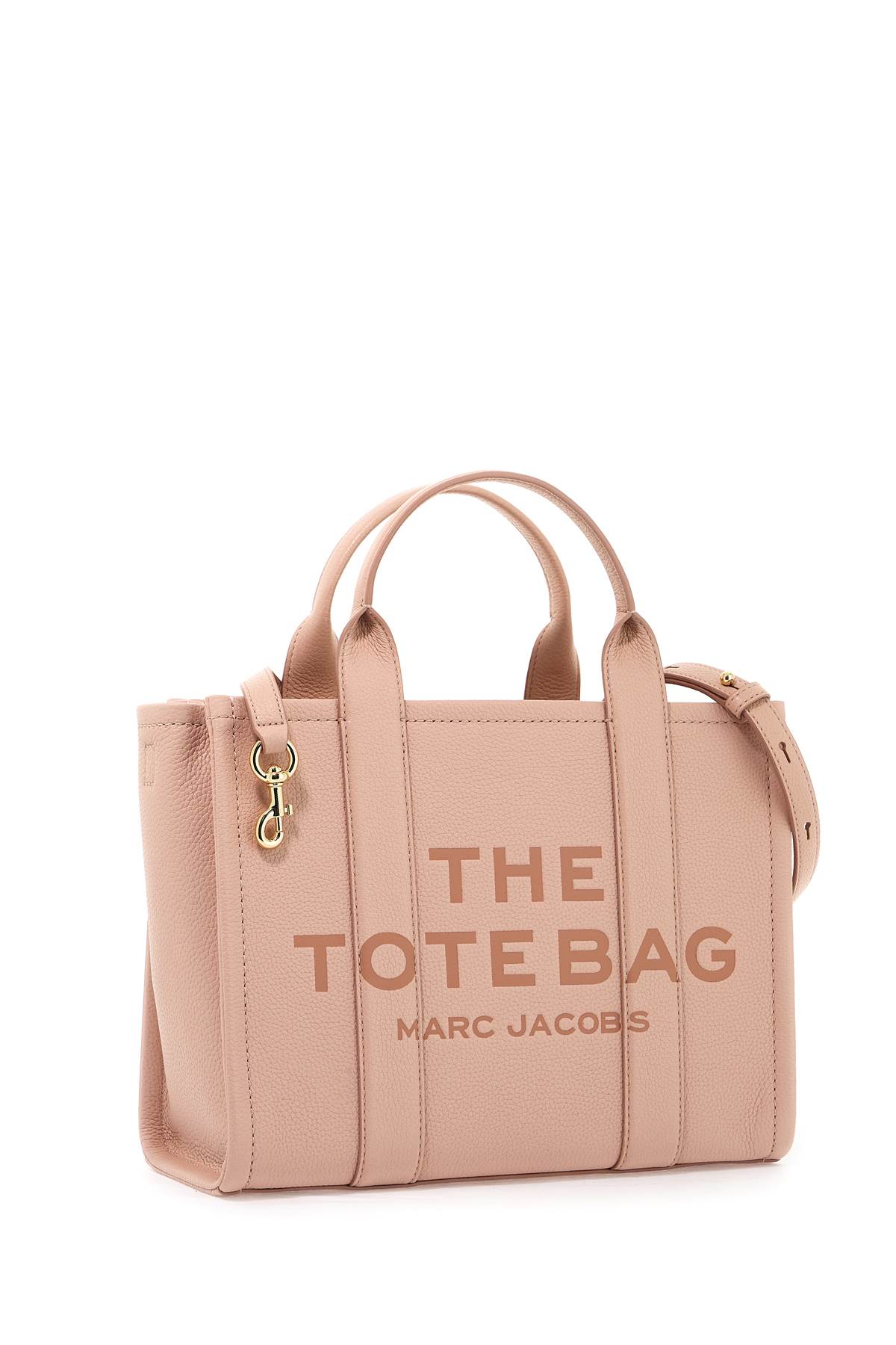 Marc Jacobs The Leather Medium Tote Bag In Pink