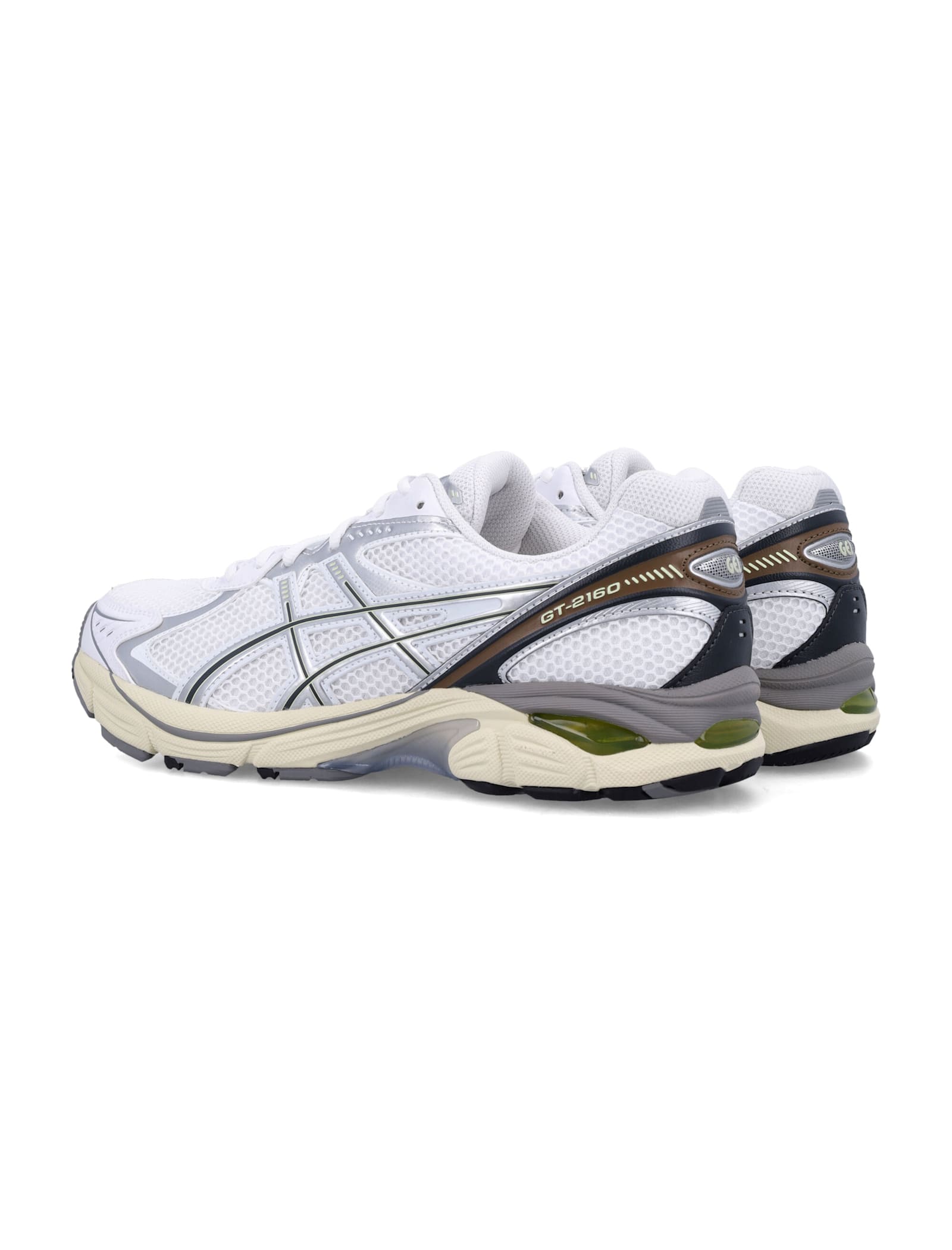 Asics Gt-2160 White Mesh Sneakers In Animal Print
