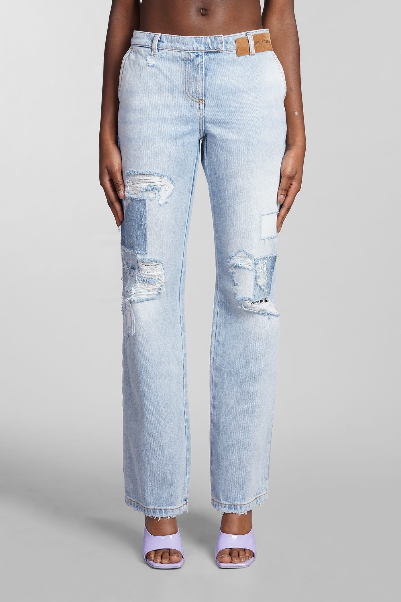 PALM ANGELS JEANS IN BLUE DENIM