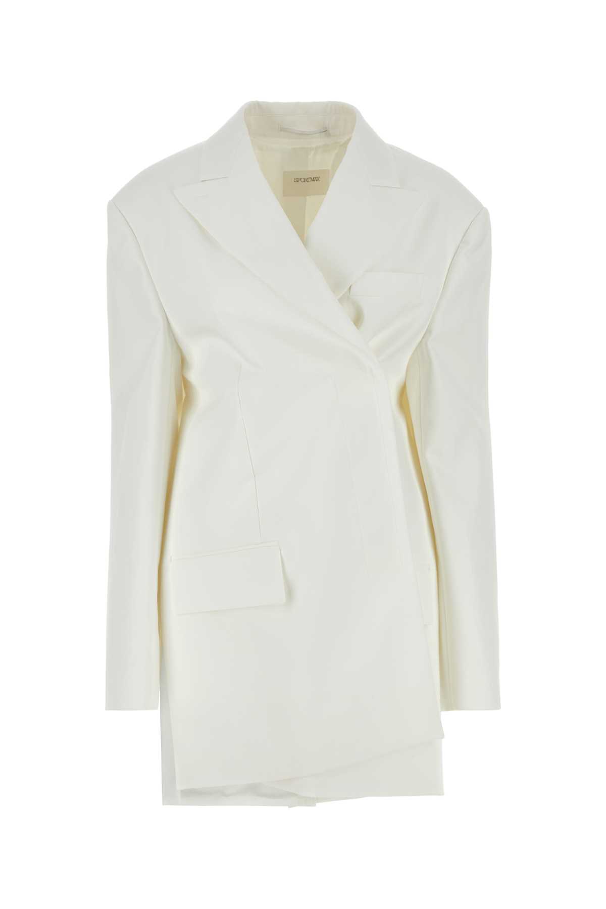 White Cotton Achille Blazer