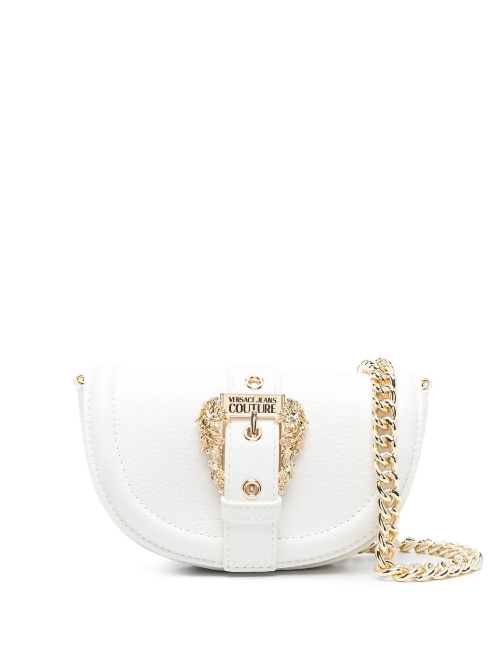 Versace Jeans Couture White Shoulder Bag