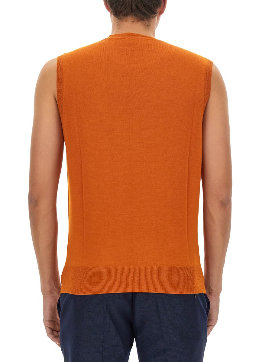 Shop Vivienne Westwood Vests With Logo In Orange