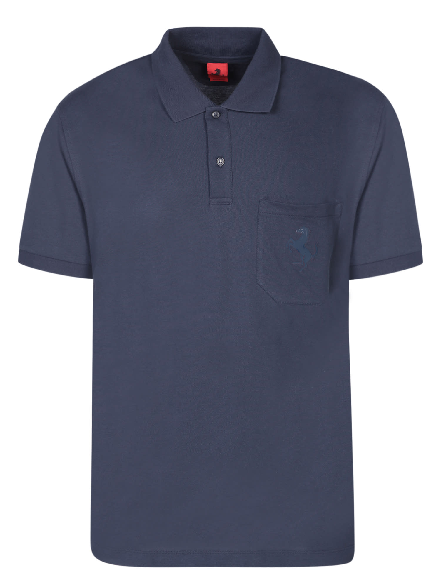 Cotton Piquã Blue Polo Shirt