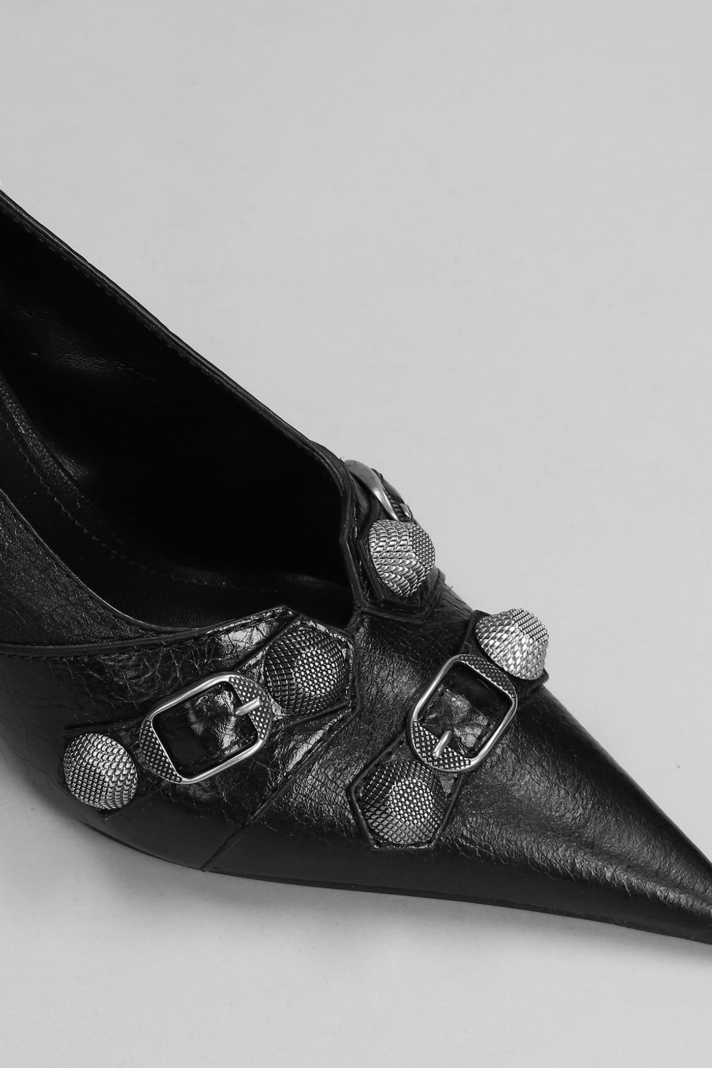 Shop Balenciaga Pumps In Black Leather
