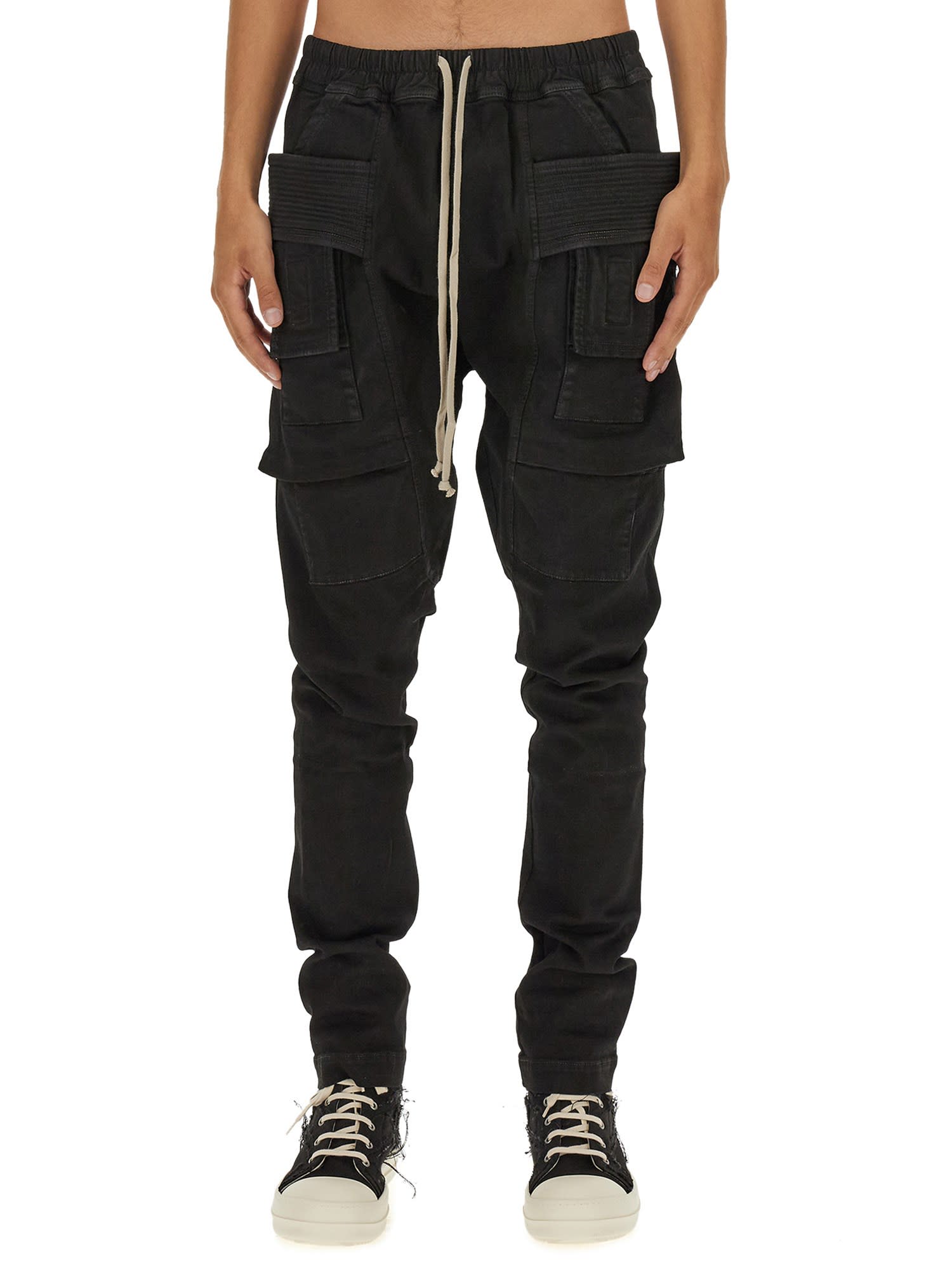 Shop Drkshdw Cargo Pants Sweat Pants In Black