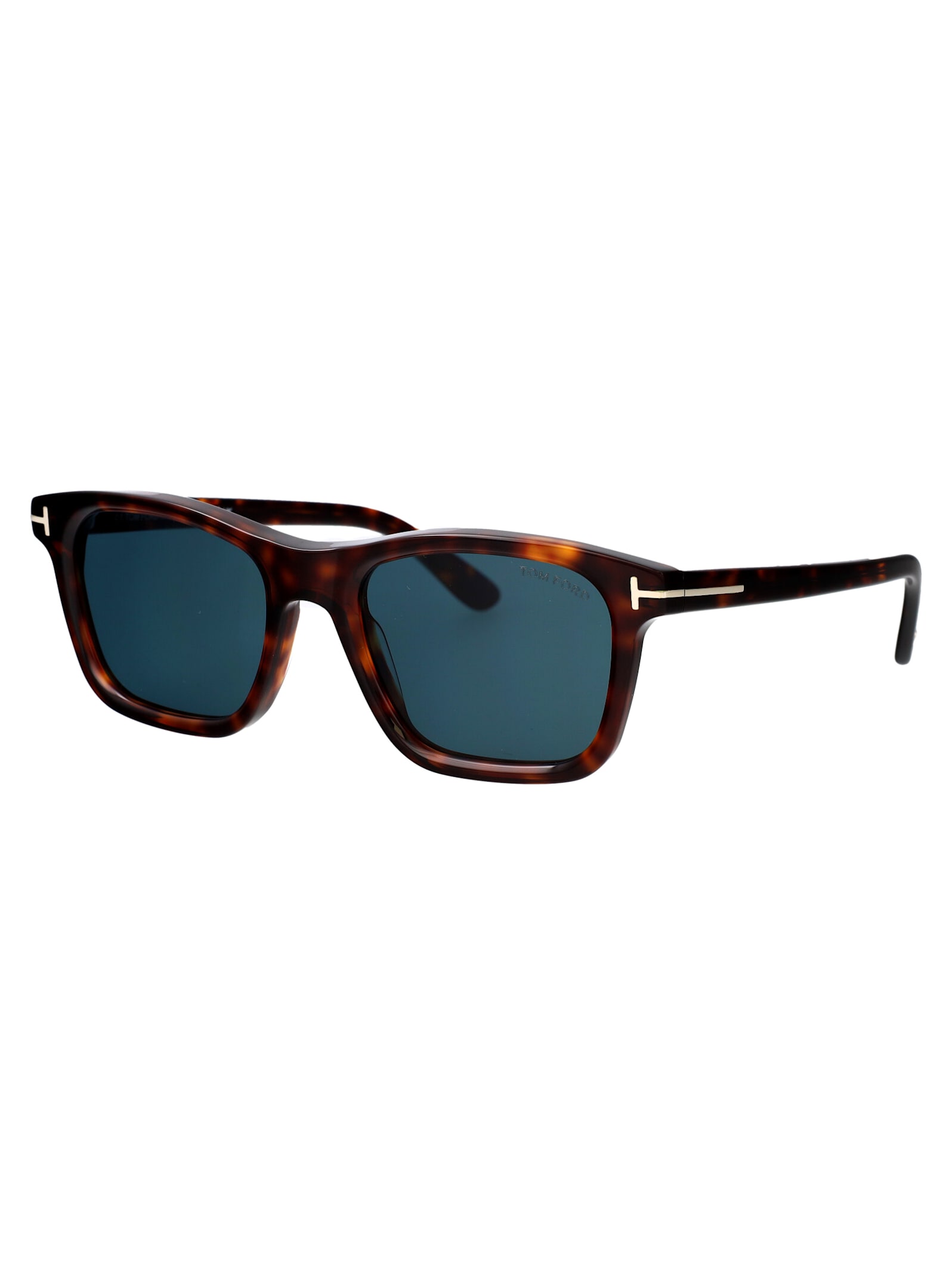 Shop Tom Ford Ft1179/s Sunglasses In Blue Havana