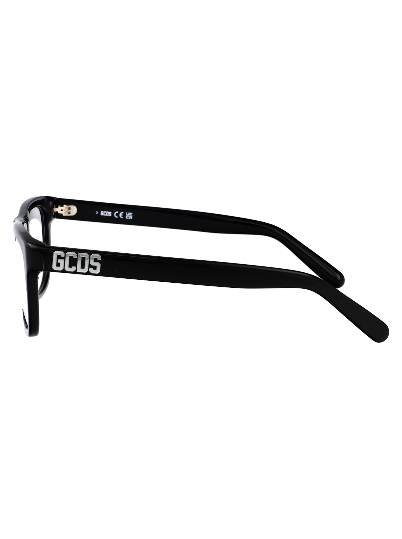 Gcds Nero Lucido Acetate Optical Glasses In Black