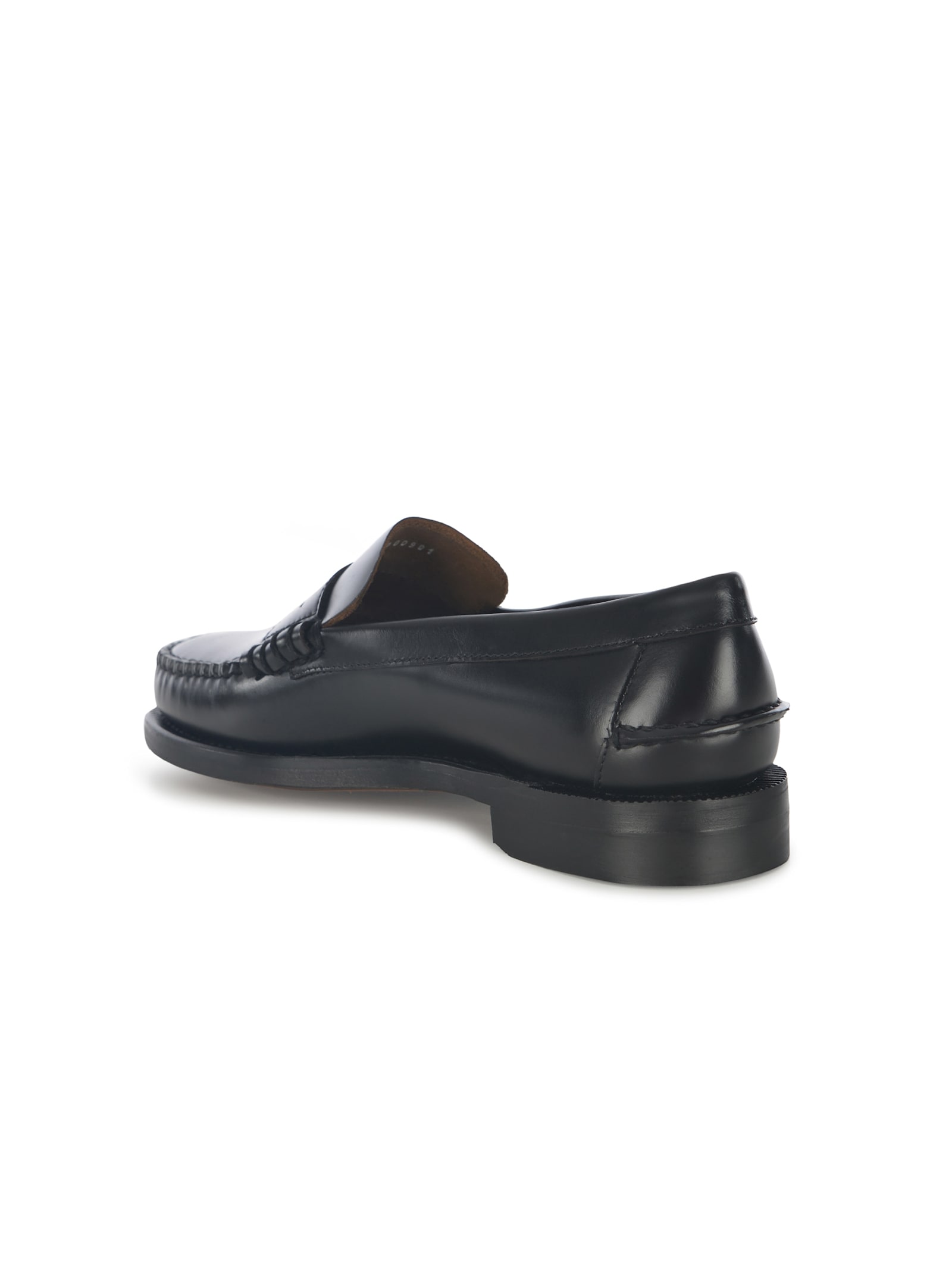 Shop Sebago Mocassin  Dan Made Of Leather In Black