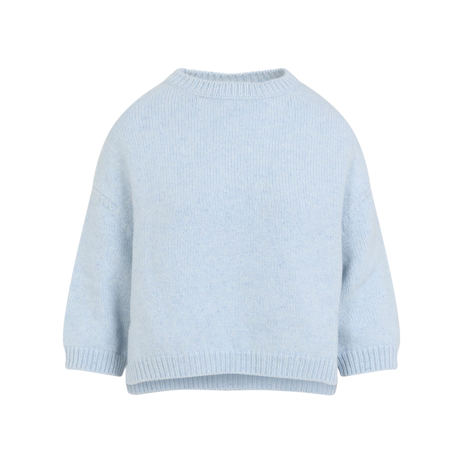 Khaite Sabina Cashmere Sweater In Blue