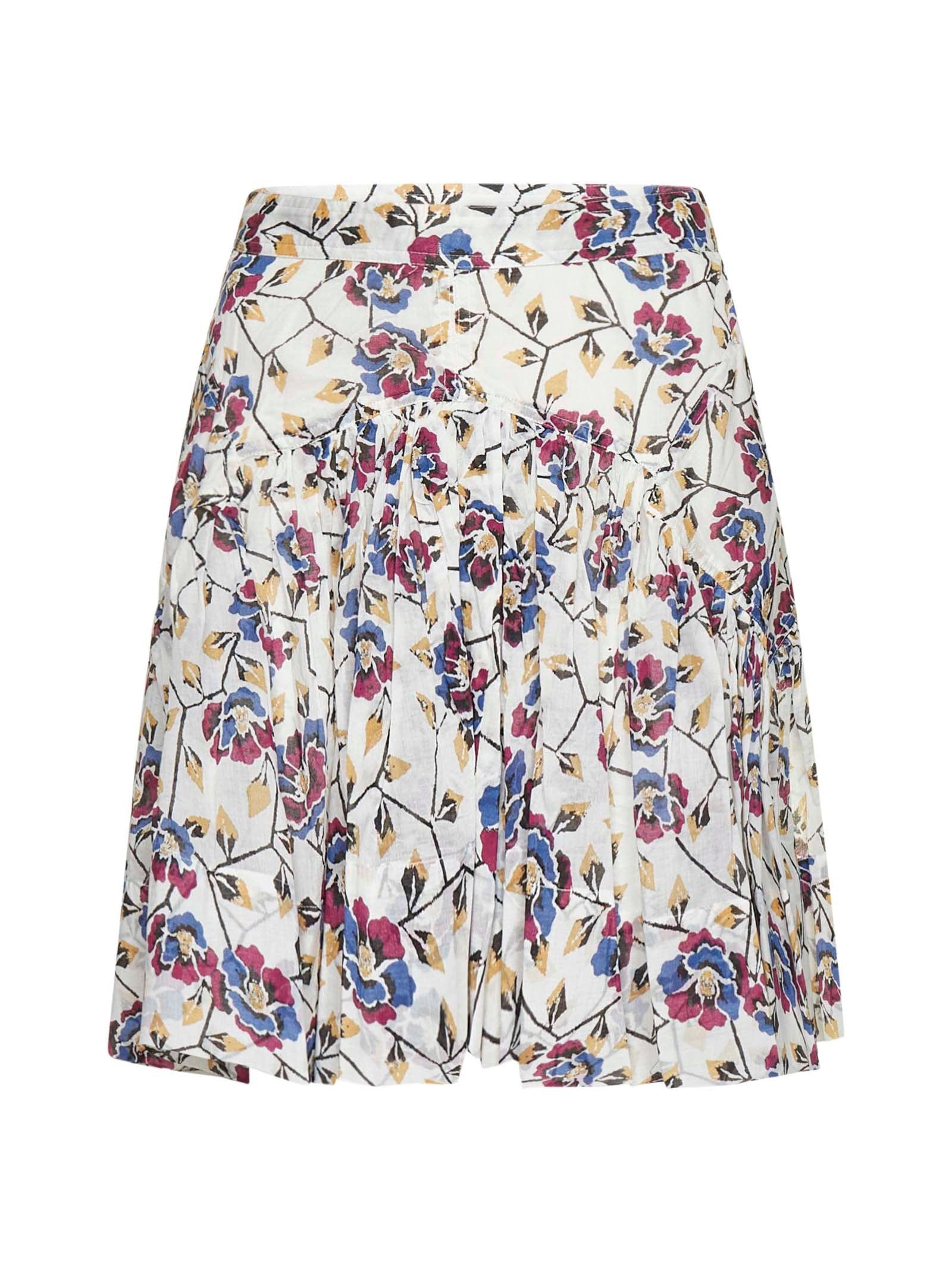 Isabel Marant Étoile Floral Printed High-waist Mini Skirt