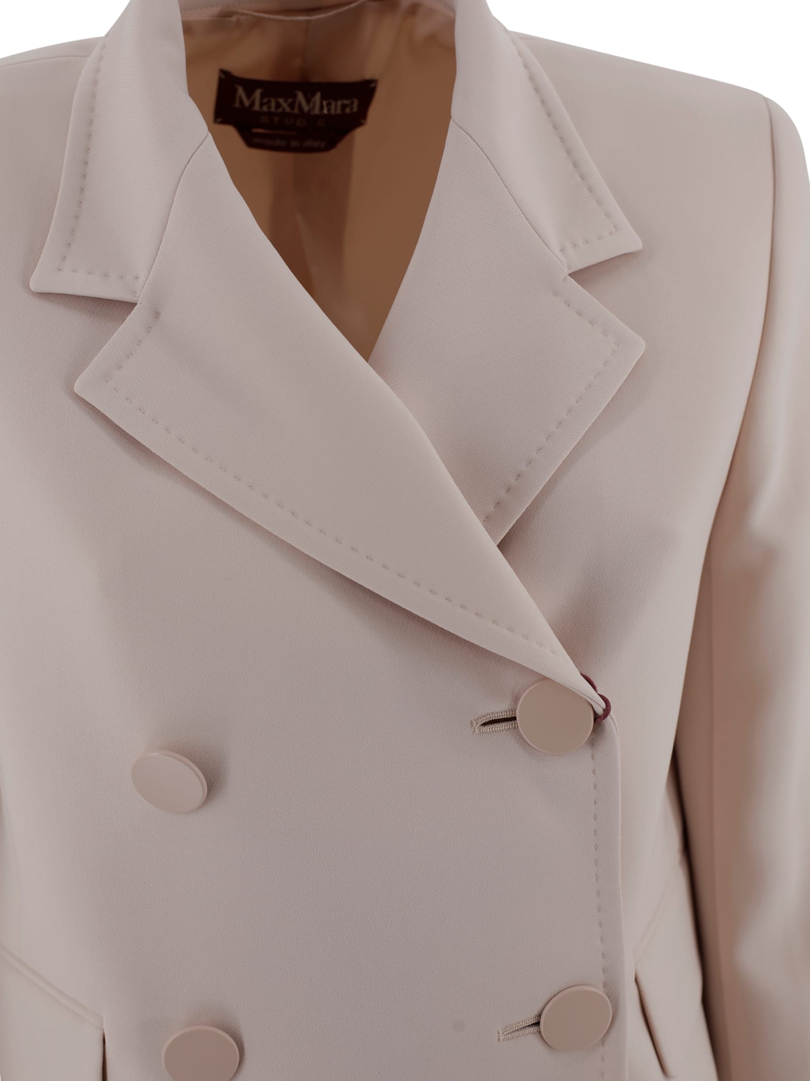 Max Mara Double-breasted Jacket In Neutral