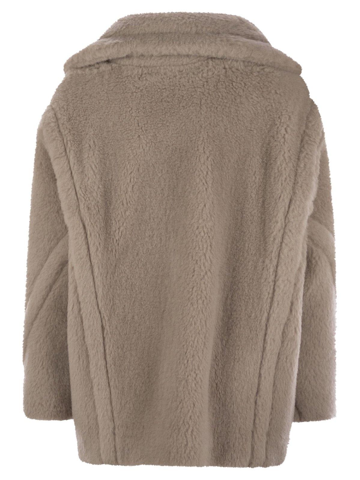 Max Mara Women's Cuba Short Coat Arena | Size Small | 2511081011600002 In Beige