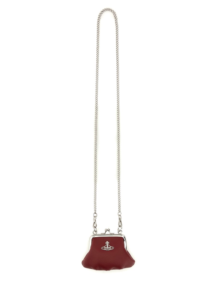 Vivienne Westwood Mini Granny Bag In Bordeaux