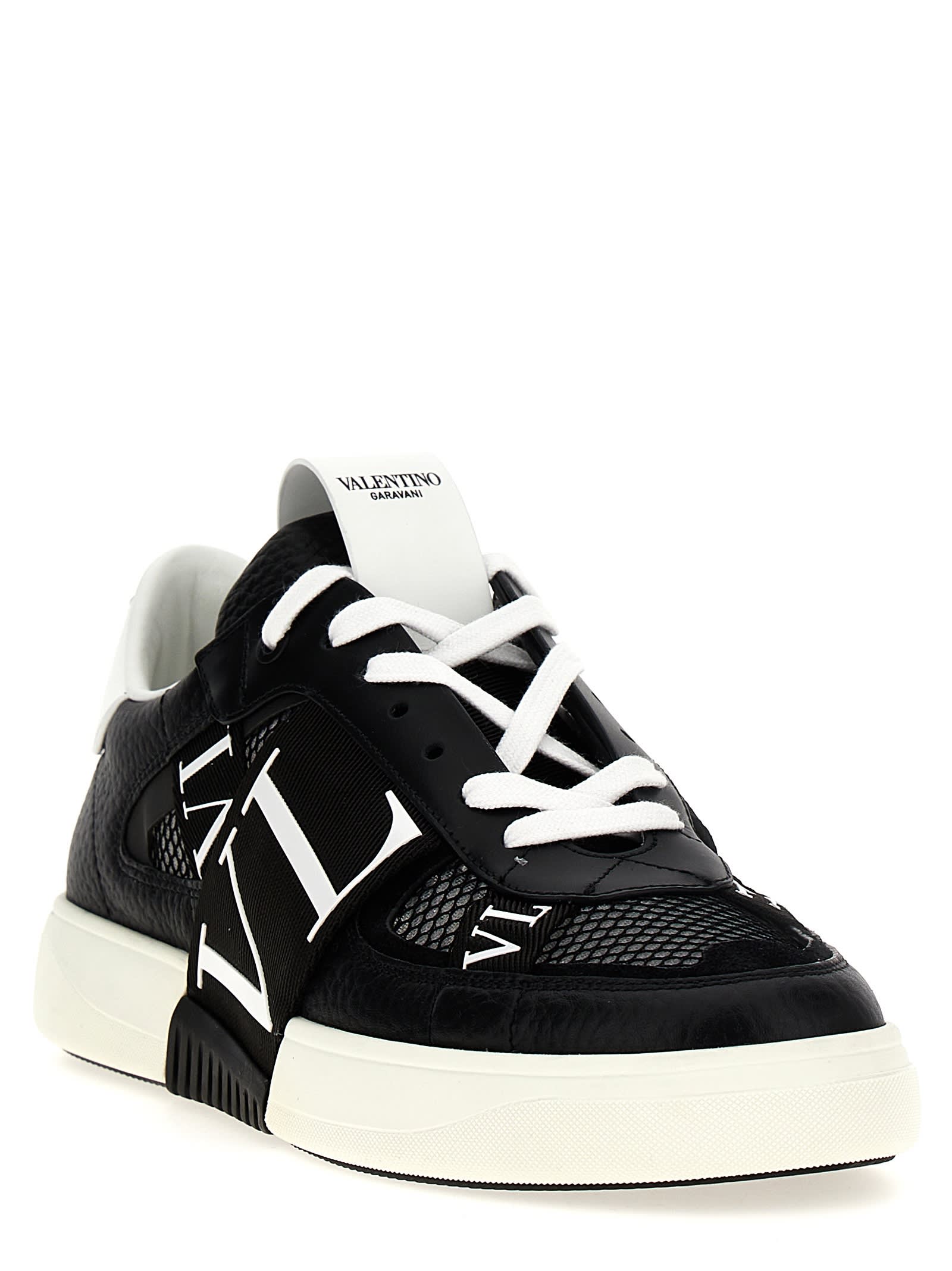 Shop Valentino Vl7n Sneakers In Black