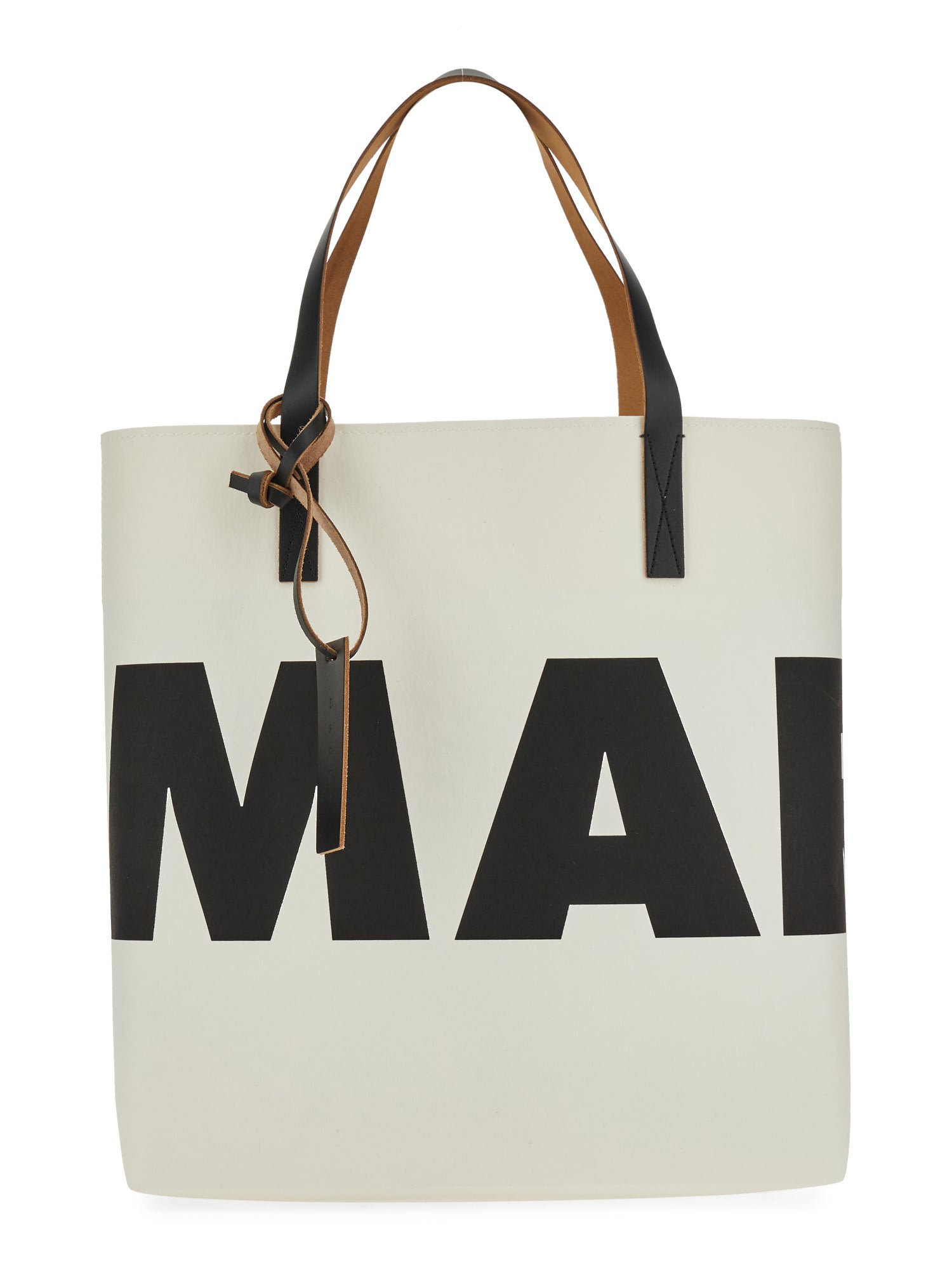 Marni Shopping Bag With Logo Print