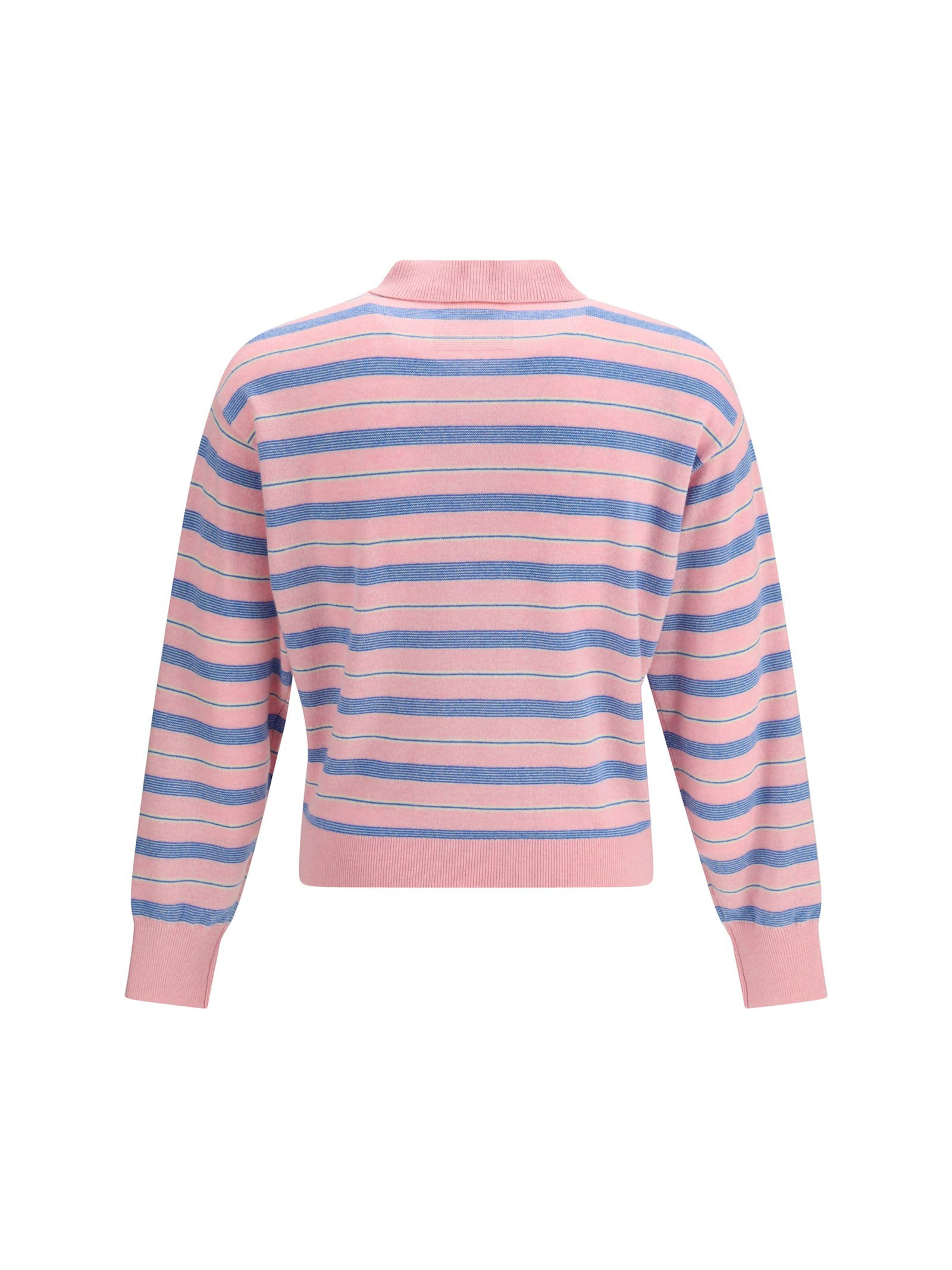 Guest In Residence Collegiate Stripe Polo In Multi