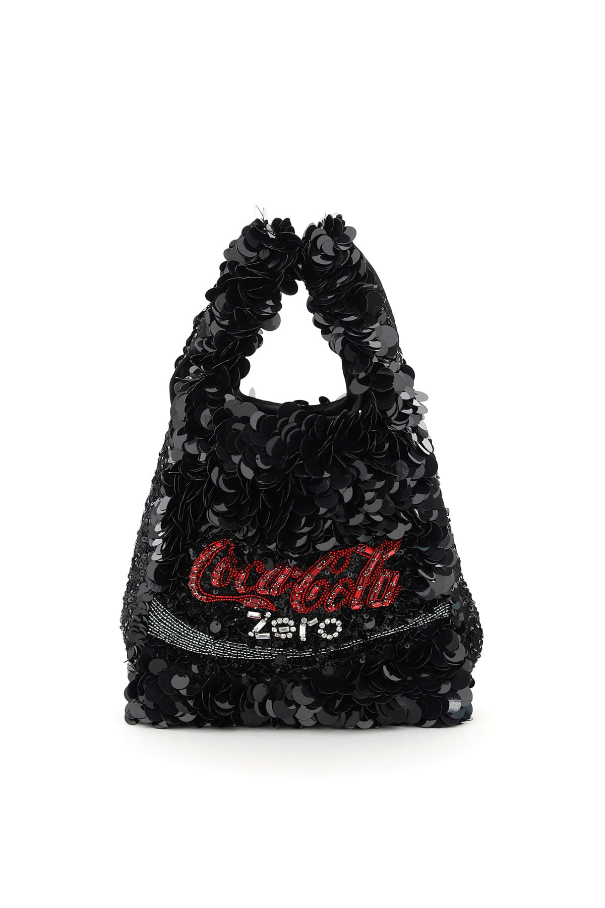 Anya Hindmarch Anya Brands Mini Sequined Tote Coke Zero