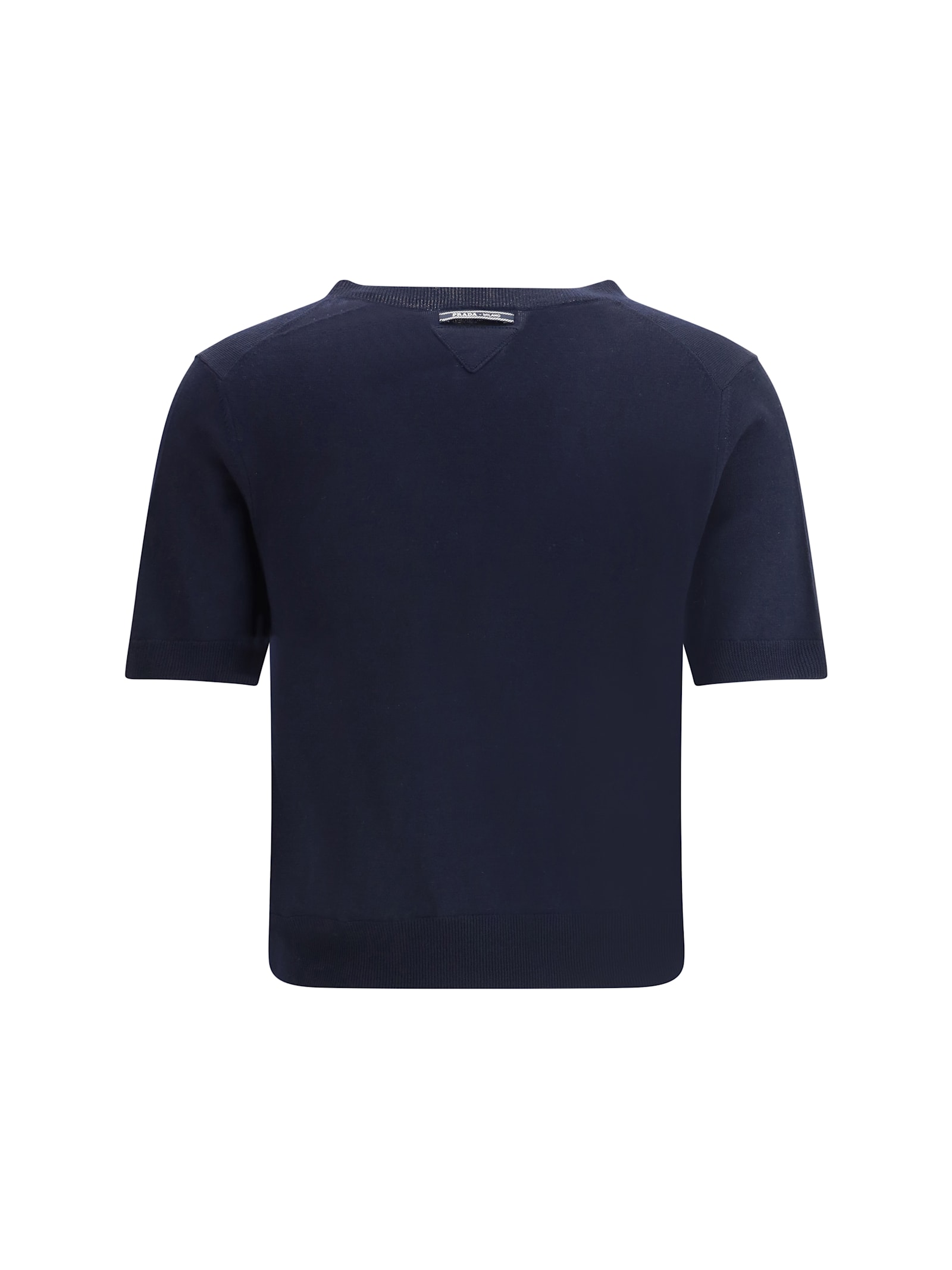Shop Prada Virgin Wool Sweater In Bleu