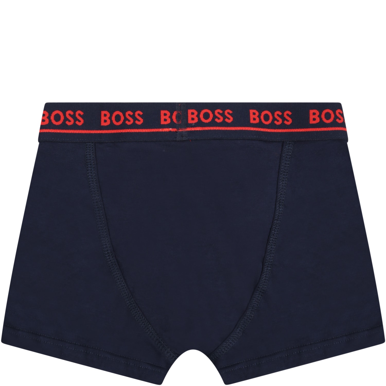 Hugo Boss Multicolor Set For Boy With Logo In Red