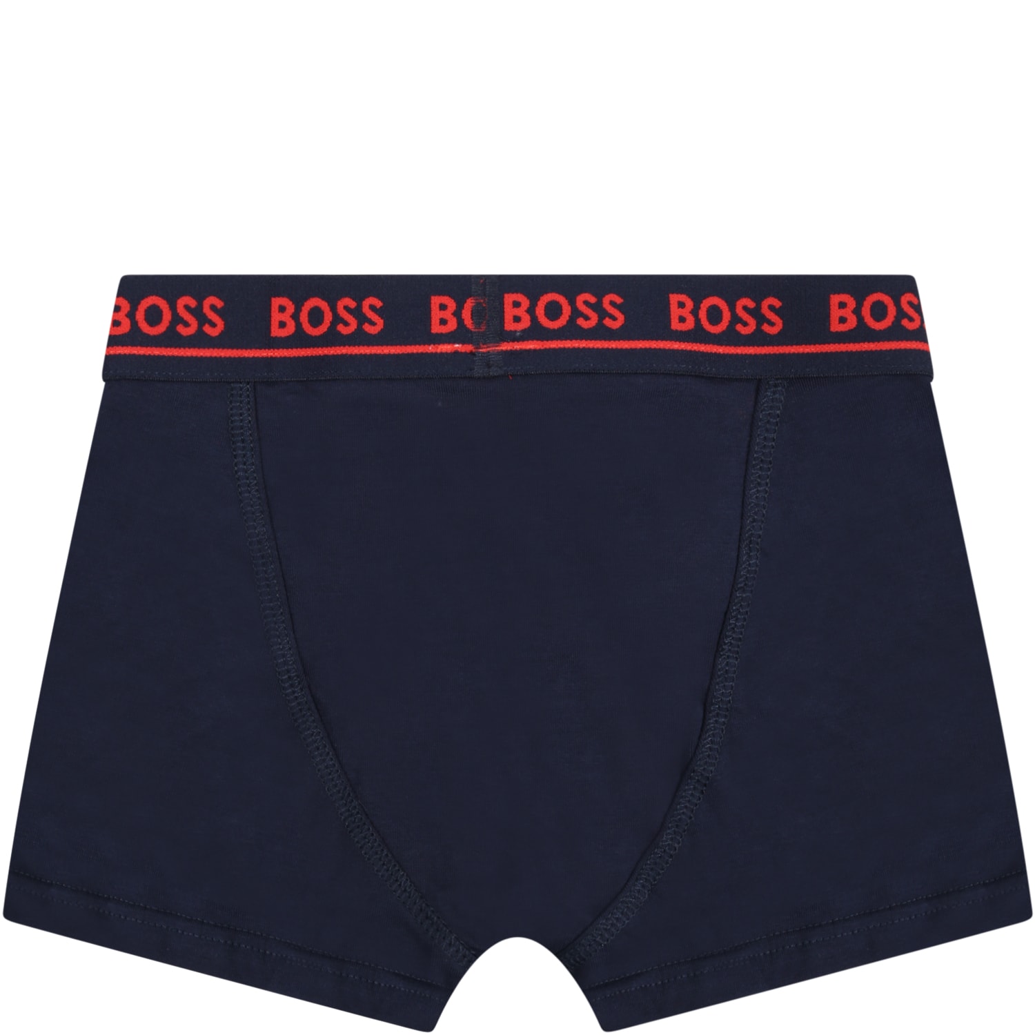 Shop Hugo Boss Multicolor Set For Boy With Logo In Red