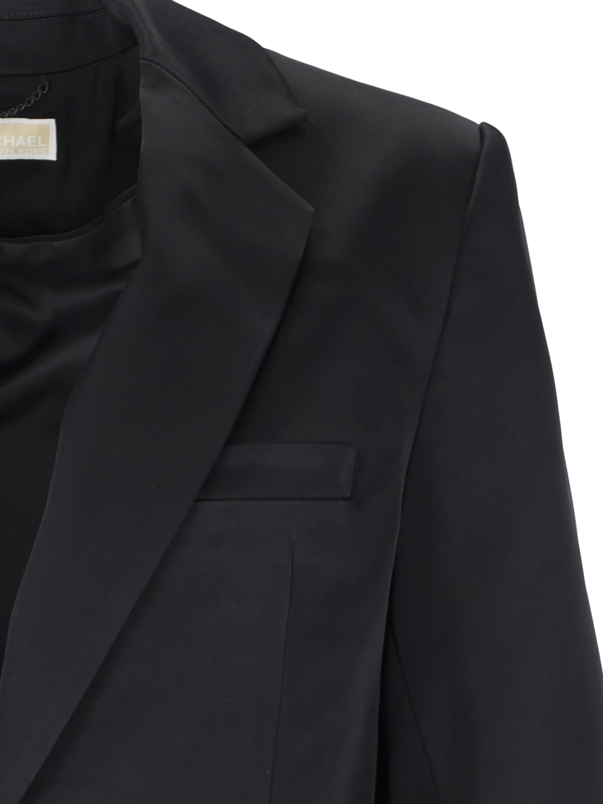 Michael Michael Kors Single-breasted Blazer In Black