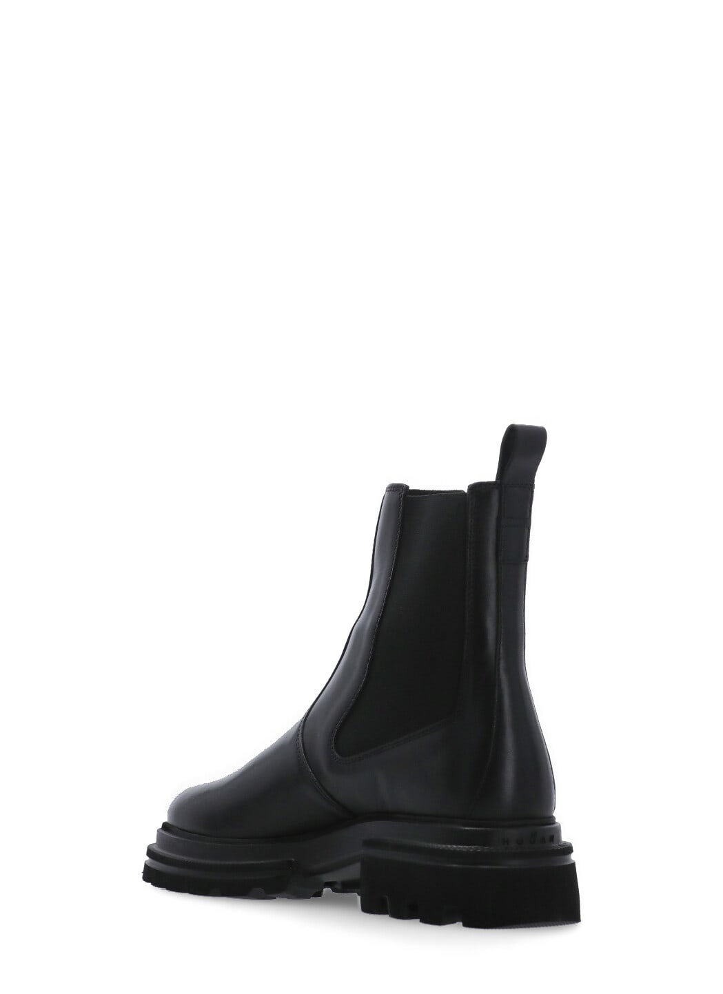 Shop Hogan H674 Chelsea Boots In Black