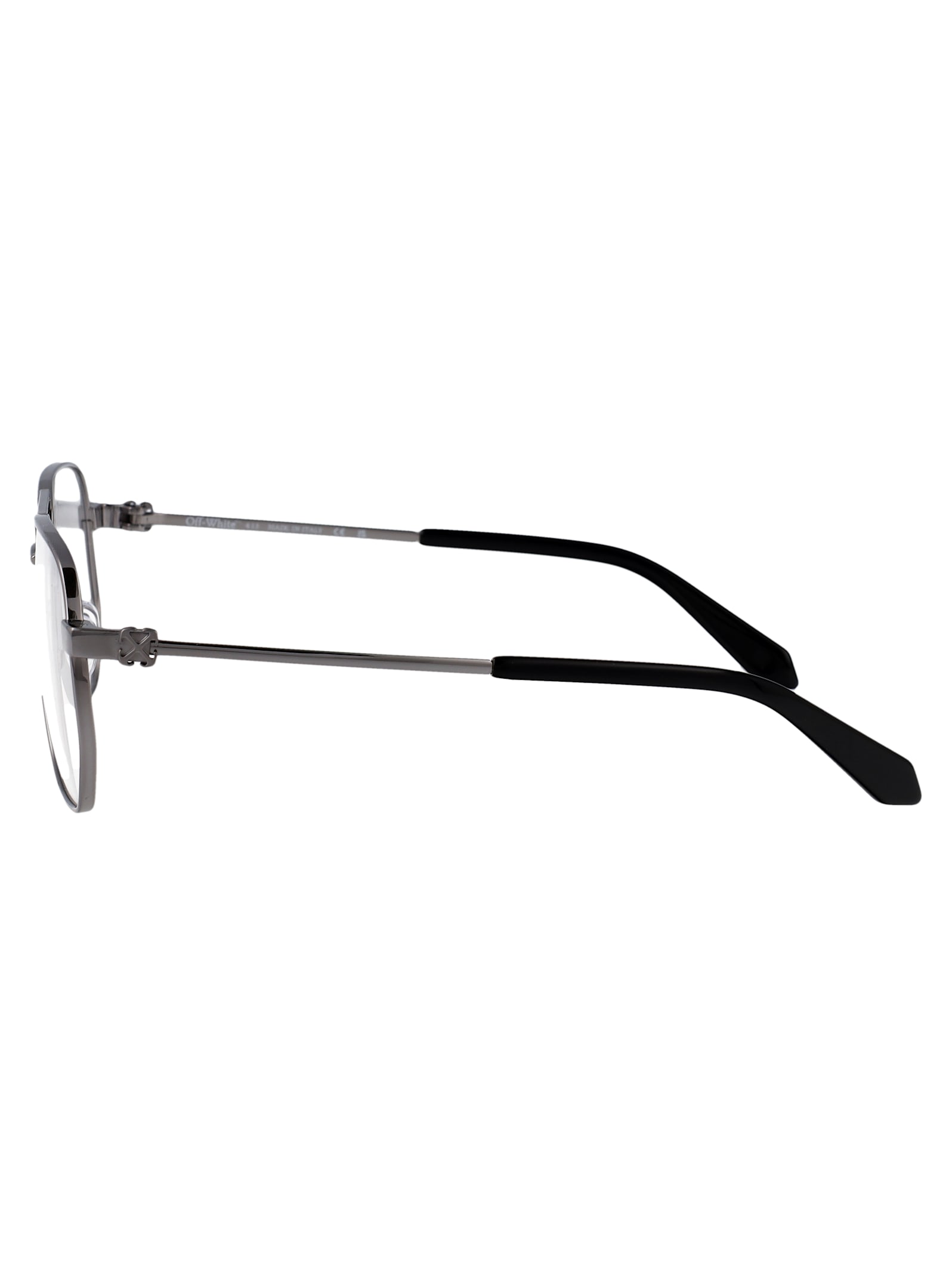 Off-white Eyewear Style 8a Glasses In Gunmetal
