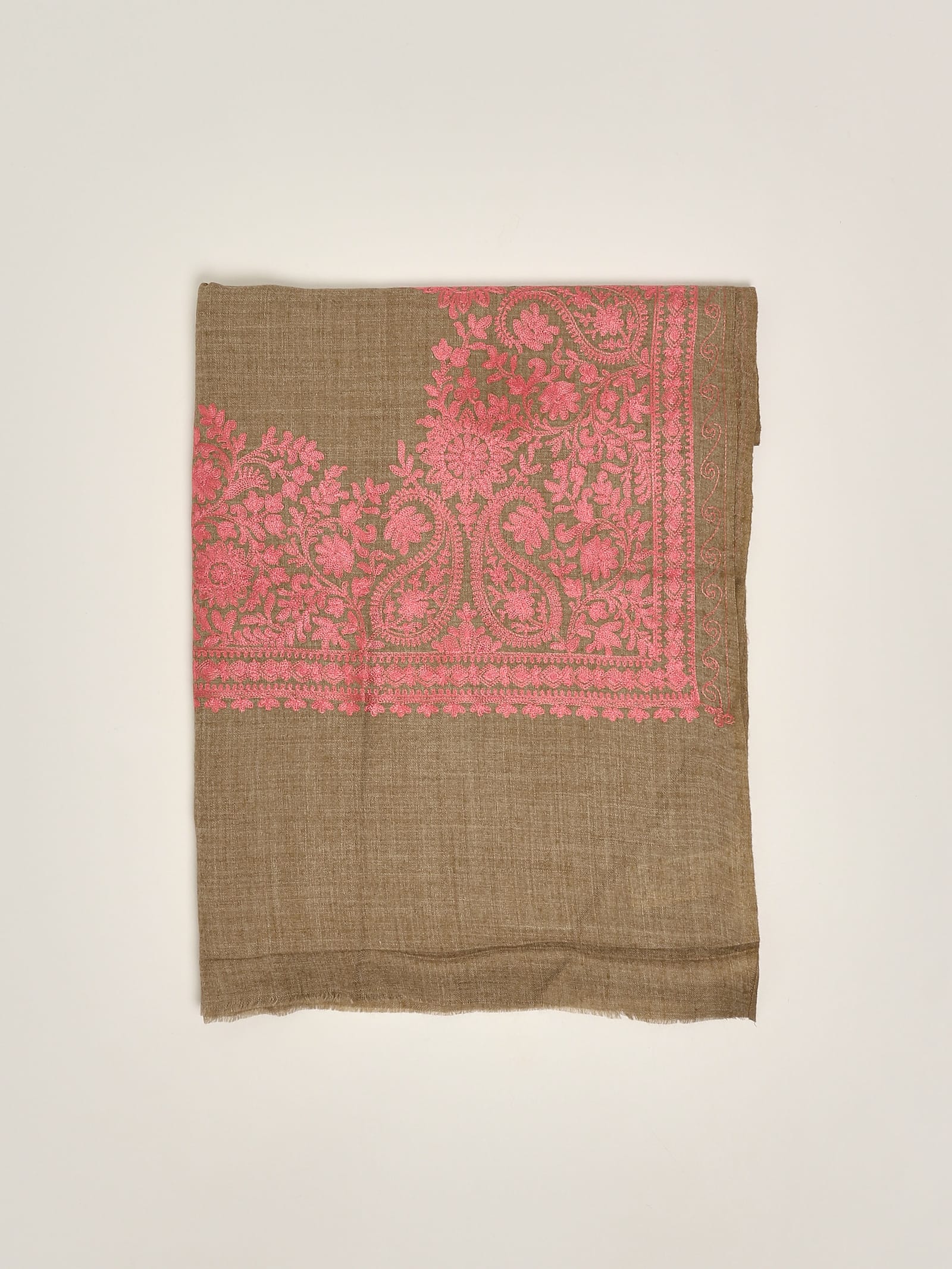 Maliparmi Wool Shawl In Green