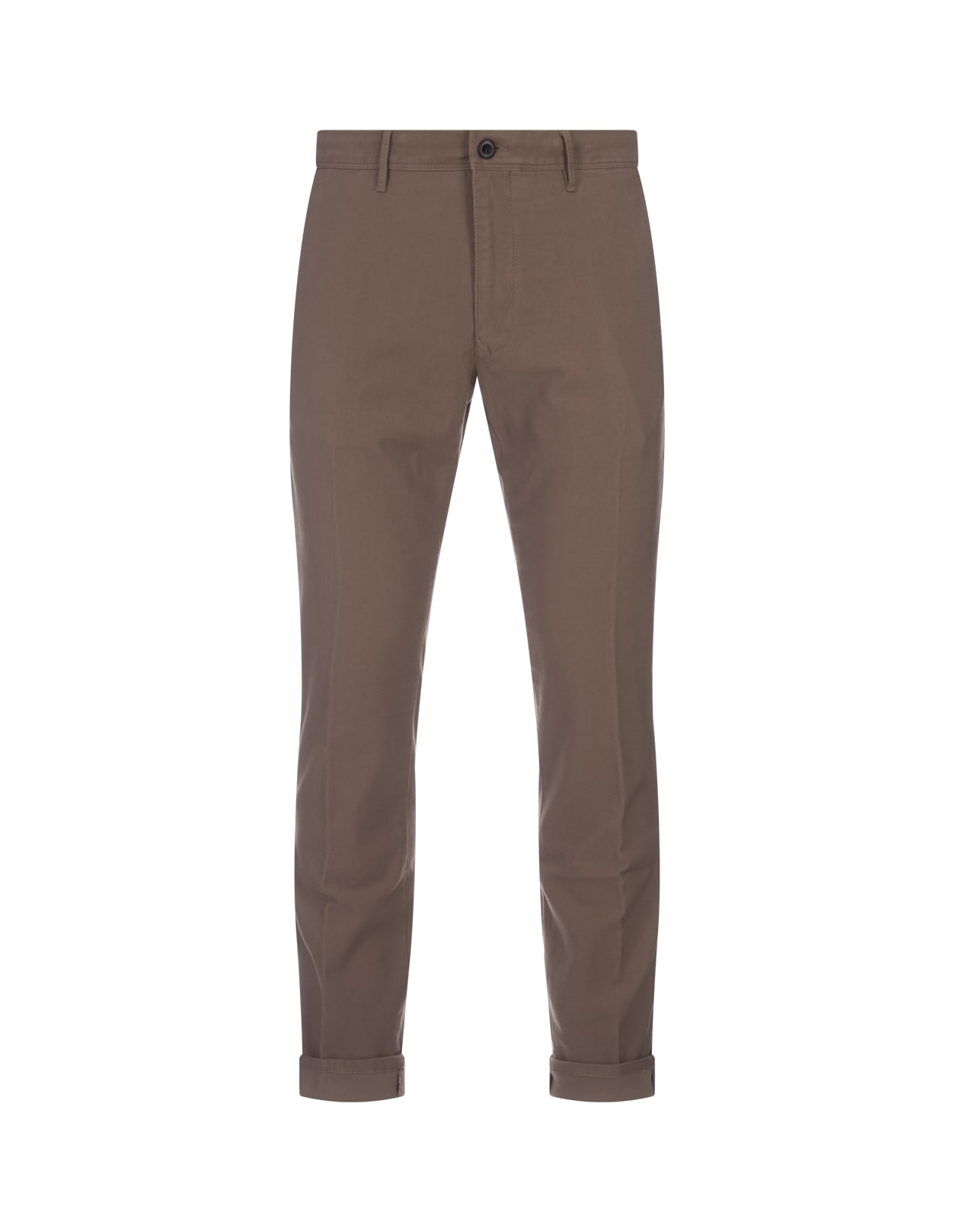 Brown Slim Fit Trousers