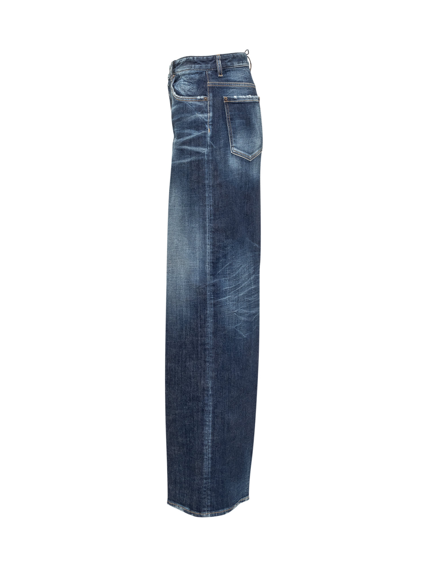 Shop Dsquared2 Traveller Jeans In Navy Blue