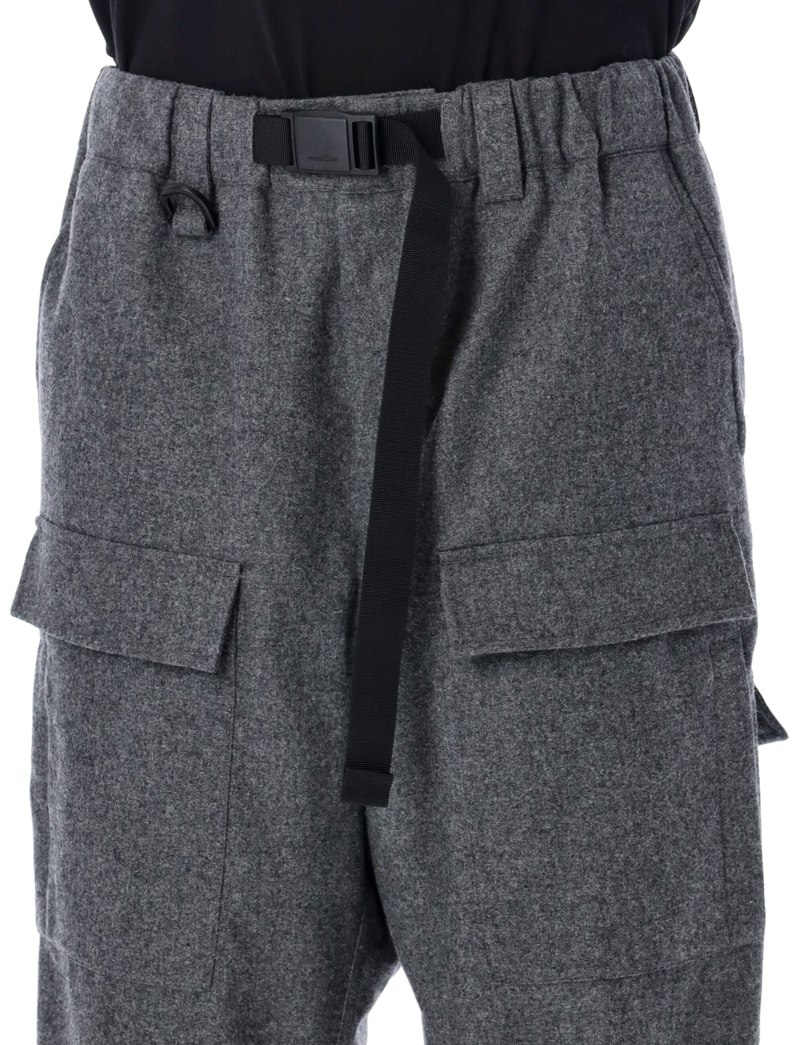 Shop Y-3 Cargo Jogging Pants In Grey