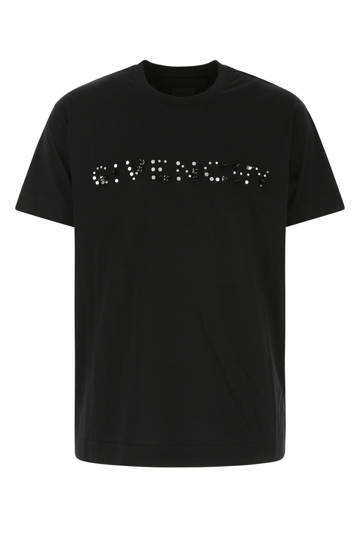 Shop Givenchy Black Cotton Oversize T-shirt