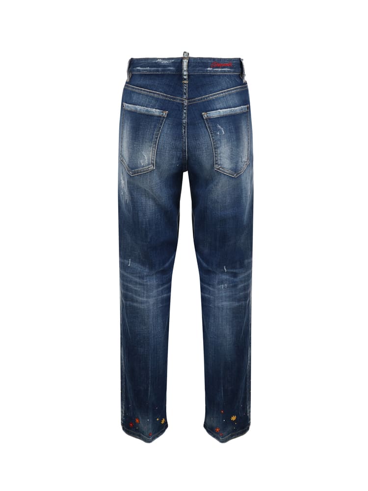 Shop Dsquared2 Cool Guy Jeans In Blue Navy
