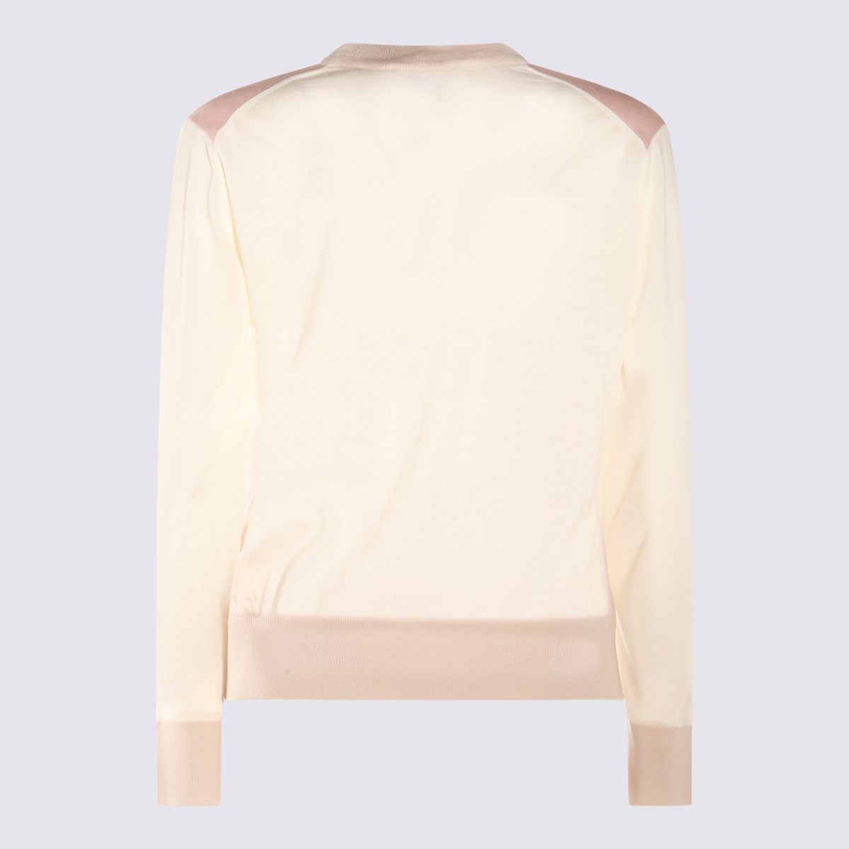 Shop Maison Kitsuné Rose Wool Sweatshirt In Pasture Rose