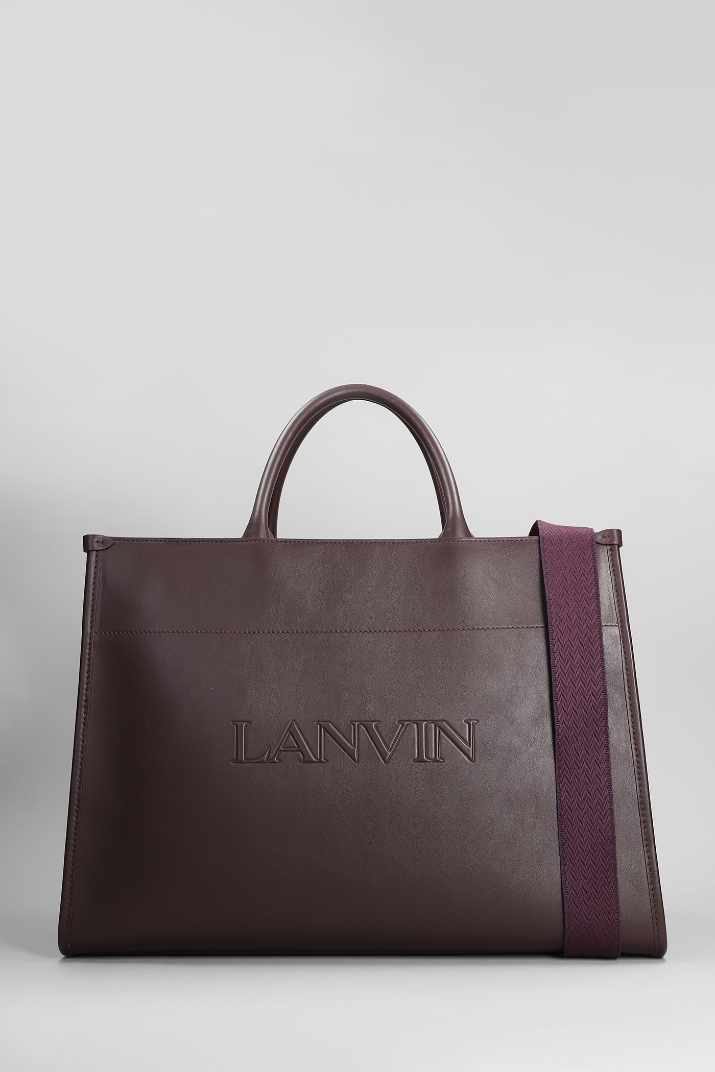 Tote In Viola Leather