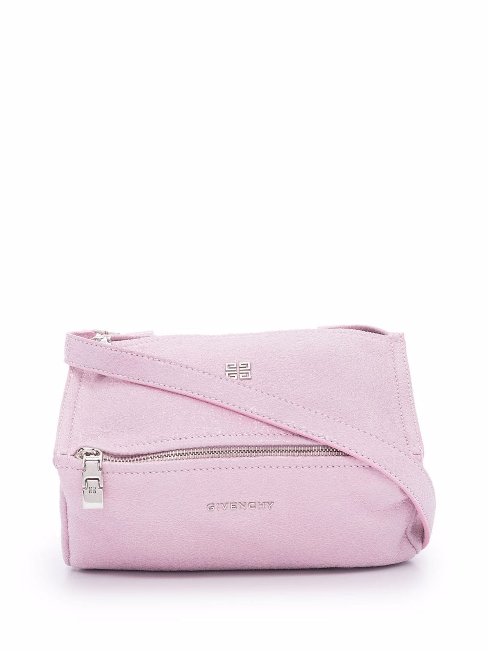 Givenchy Mini Pandora Bag In Pink Leather With Metallic Effect