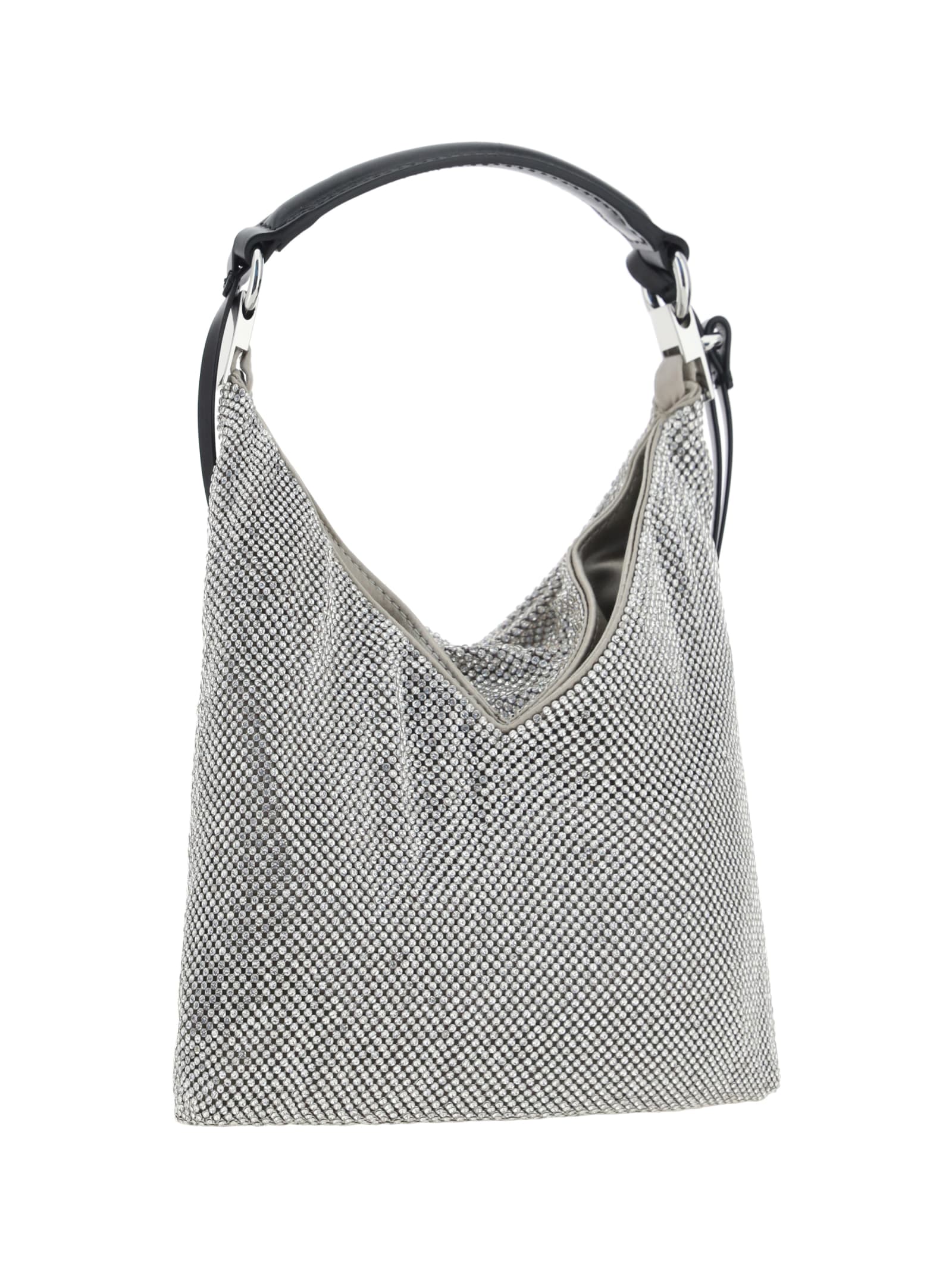 Shop Benedetta Bruzziches Bella Ciao Handbag In Silver