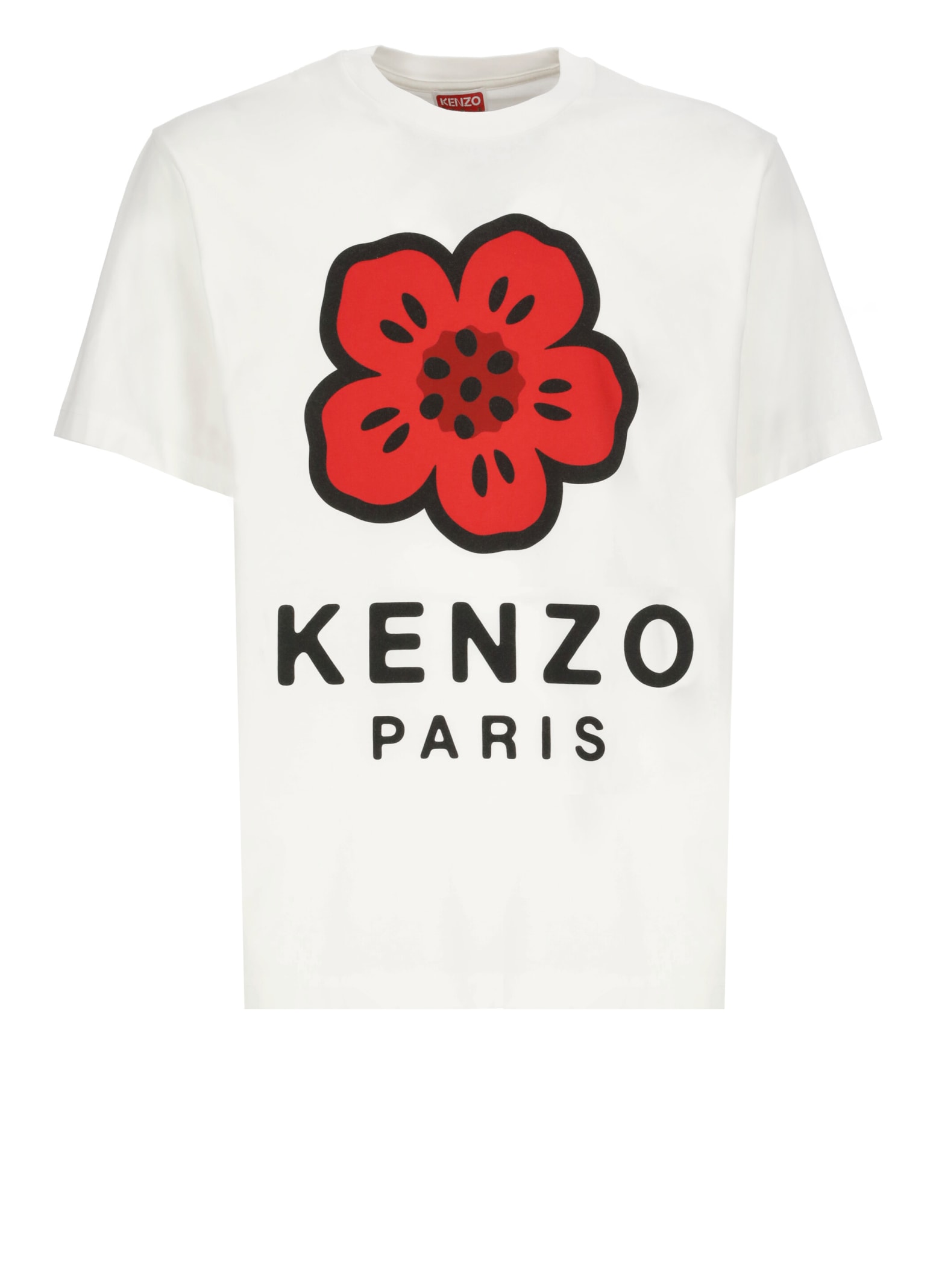 Shop Kenzo Boke Flower T-shirt In White