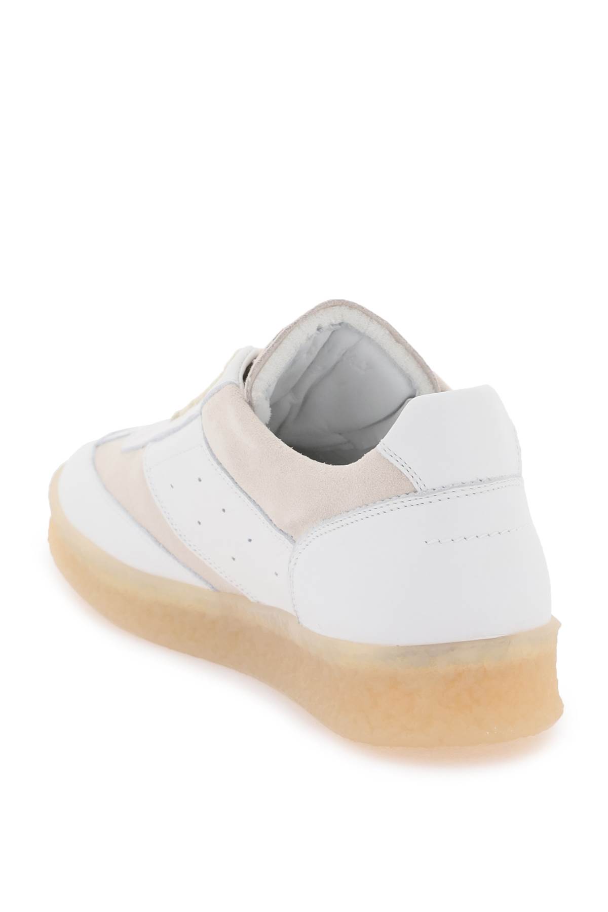 Shop Mm6 Maison Margiela 6 Court Sneakers In White
