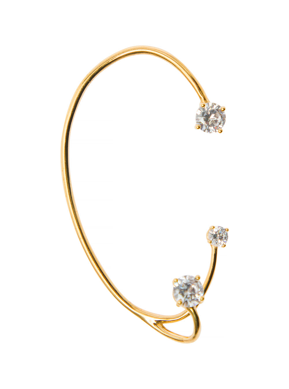 Panconesi Three Point Ear Cuff In Metallic